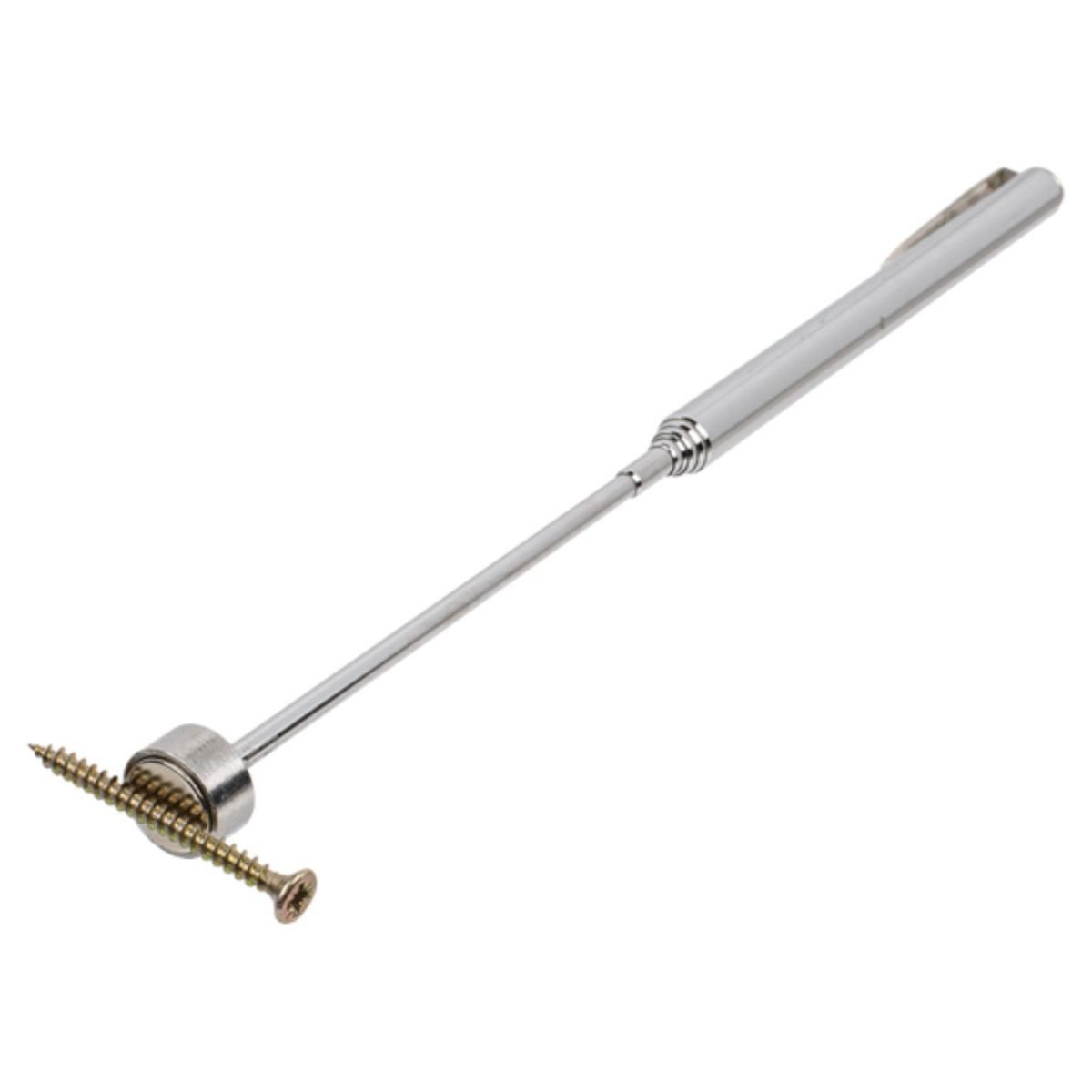 Out of the Blue Magnet Ausziehbarer 62cm Teleskop Magnetheber Tragfähig bis 900g in Silber (1-St), mit Befestigungsclip