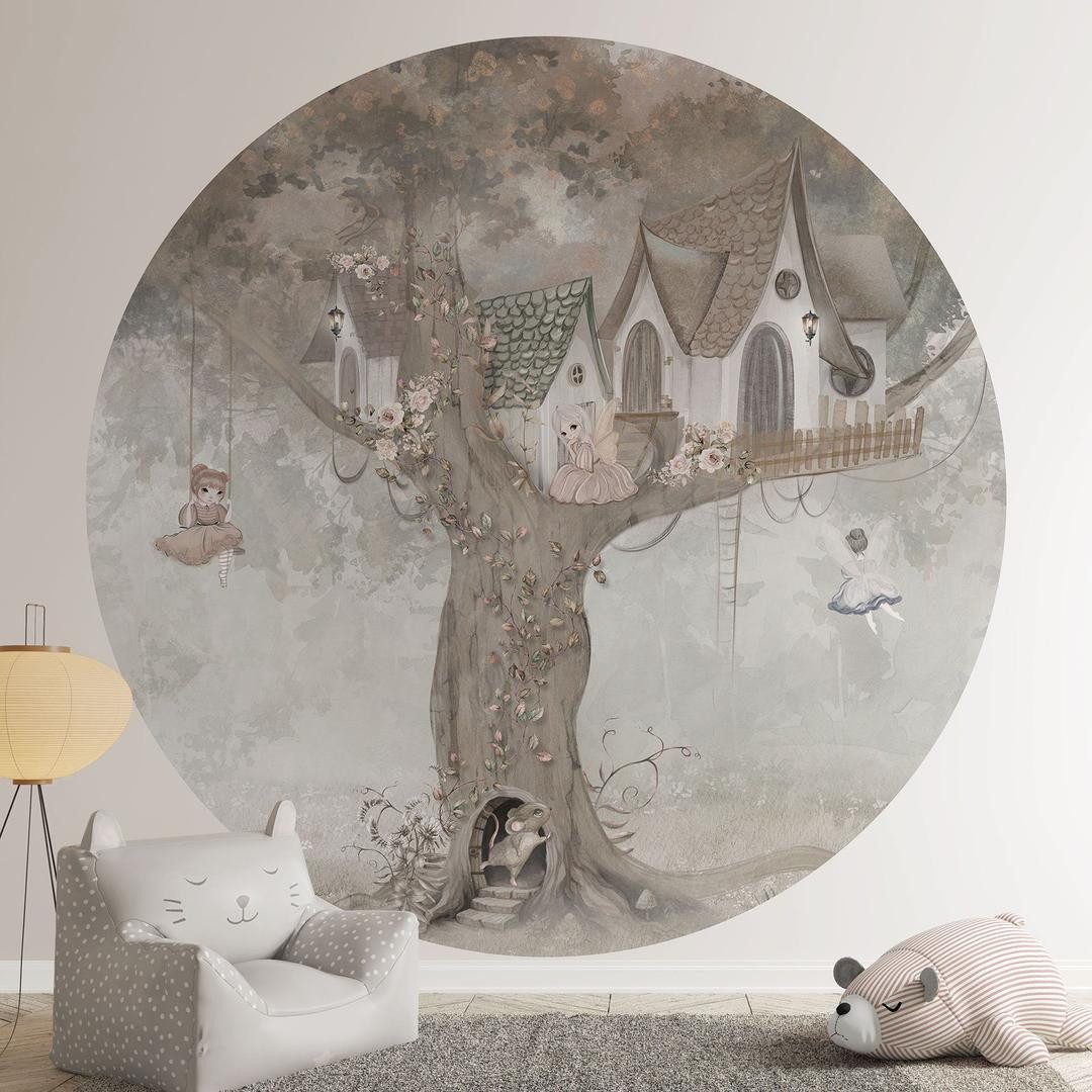K&L Wall Art Fototapete Mädchenzimmer Vliestapete Einhorn Fototapeten aus Vlies, wahlweise als Klebetapete zum Ankleben oder Vliestapete zum Tapezieren
