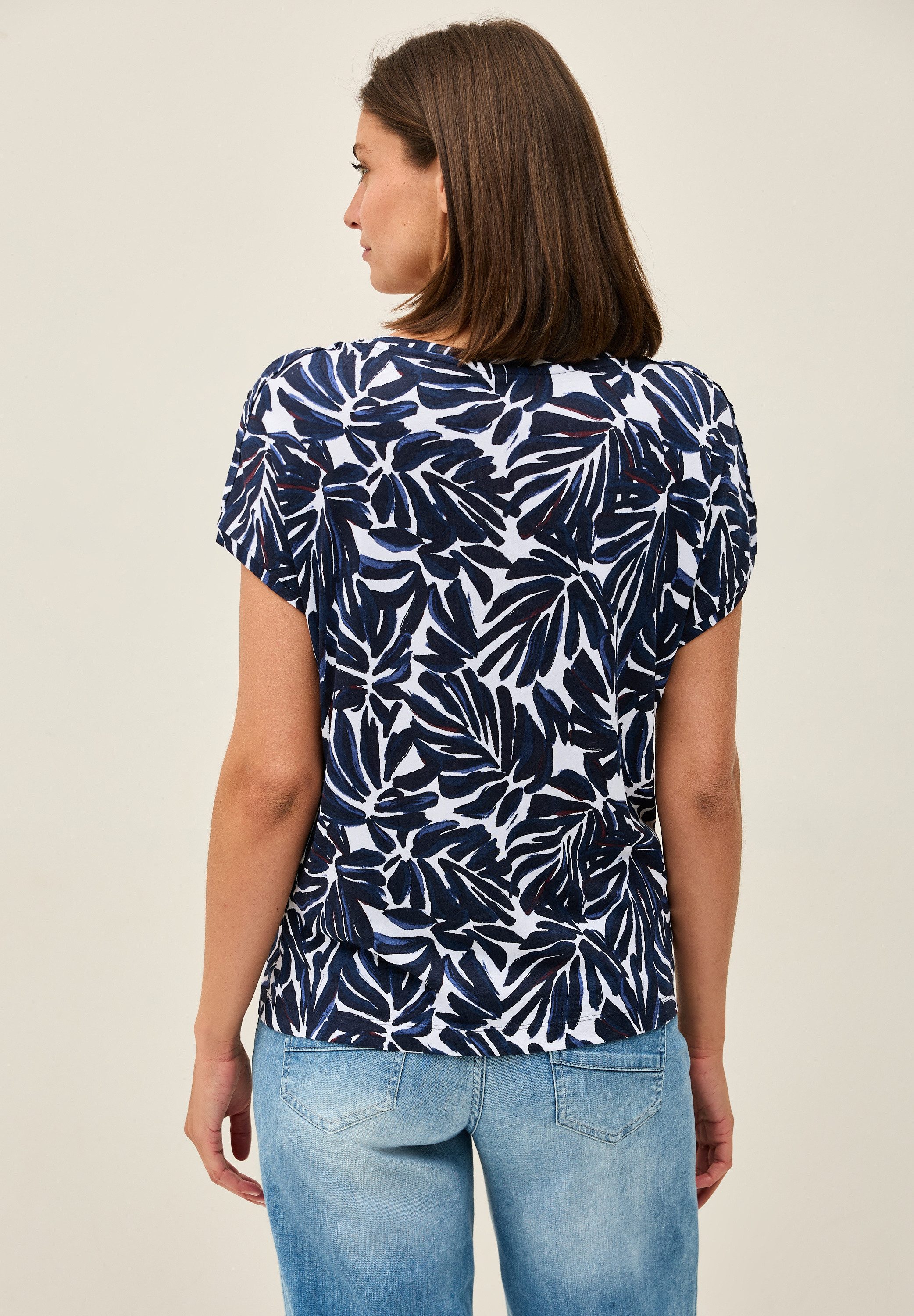 CECIL Print-Shirt mit U-Boot-Ausschnitt günstig online kaufen
