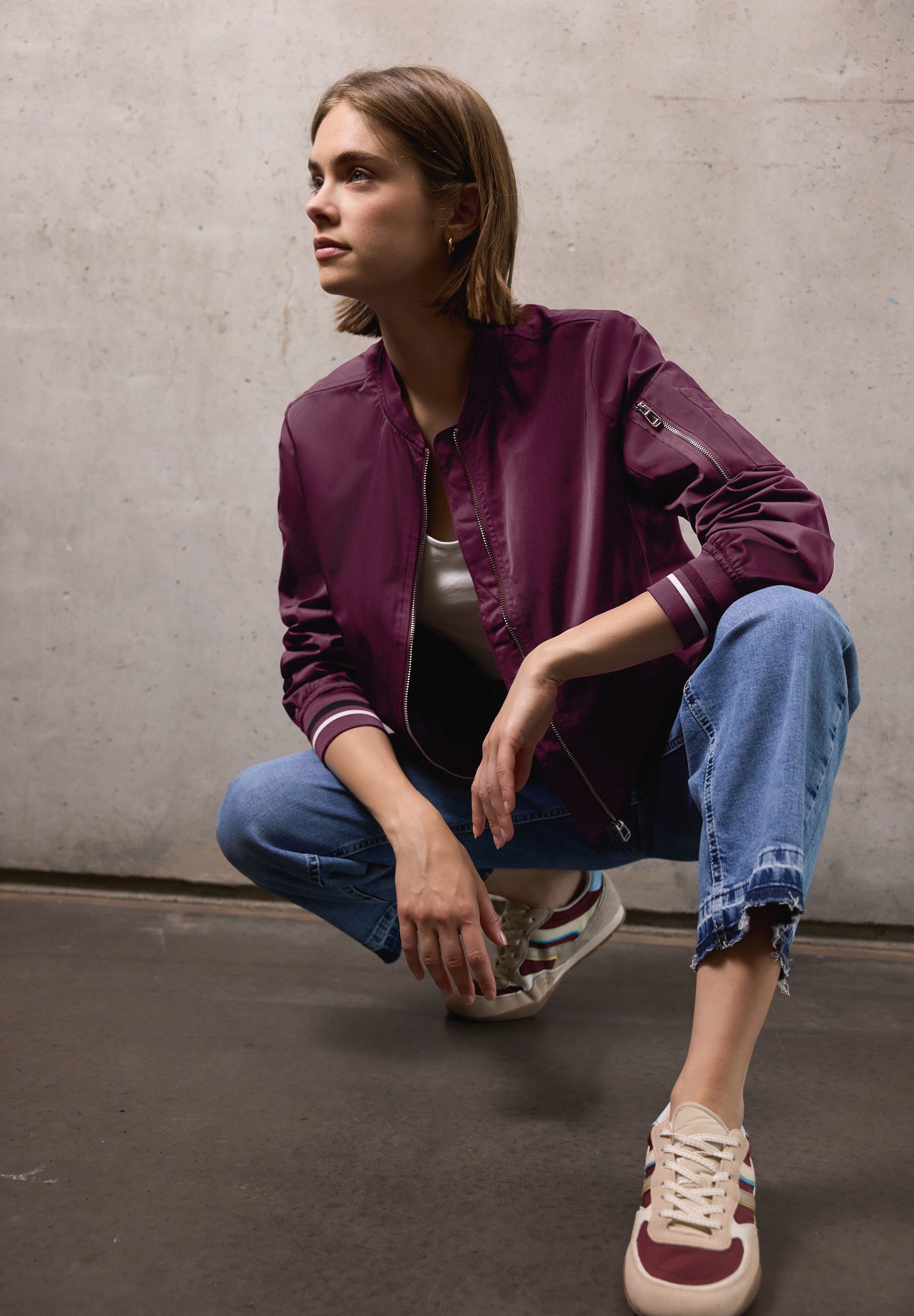 STREET ONE STUDIO Blouson mit Stehkragen