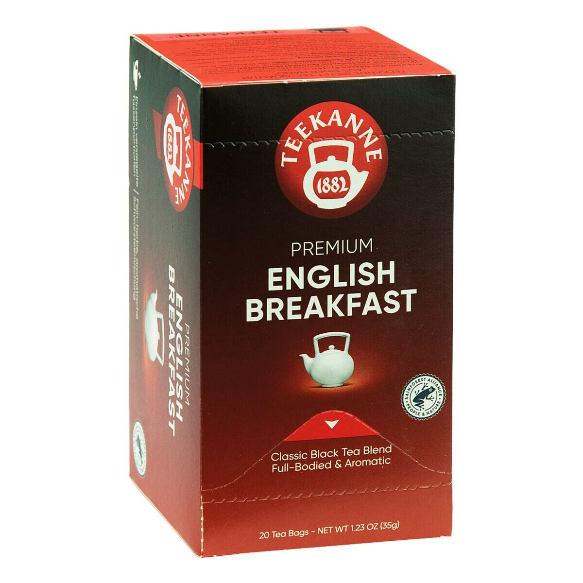 TEEKANNE Tee Organic English Breakfast, 20 Beutel, Schwarzteemischung