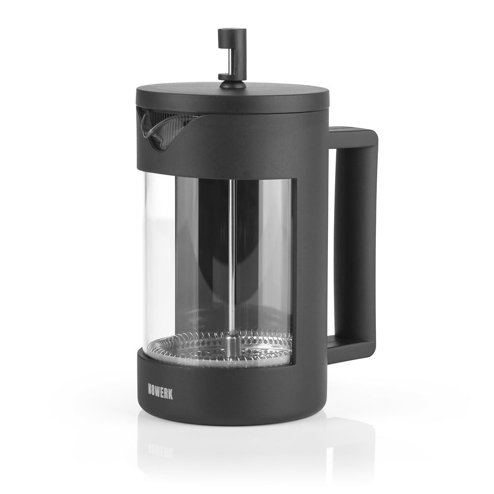 N8WERK Kaffeebereiter N8WERK Kaffeebereiter Edelstahl Coffee-Press-System - 800 ml - Midnight Edition, Edelstahl Coffee-Press-System 800 ml