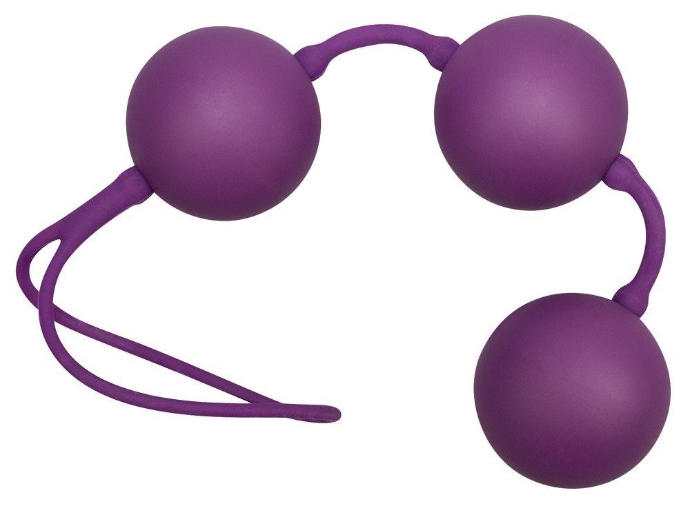 You2Toys Liebeskugeln Velvet Balls, PURPLE, 3-tlg., 3er-Set für einen starken Beckenboden