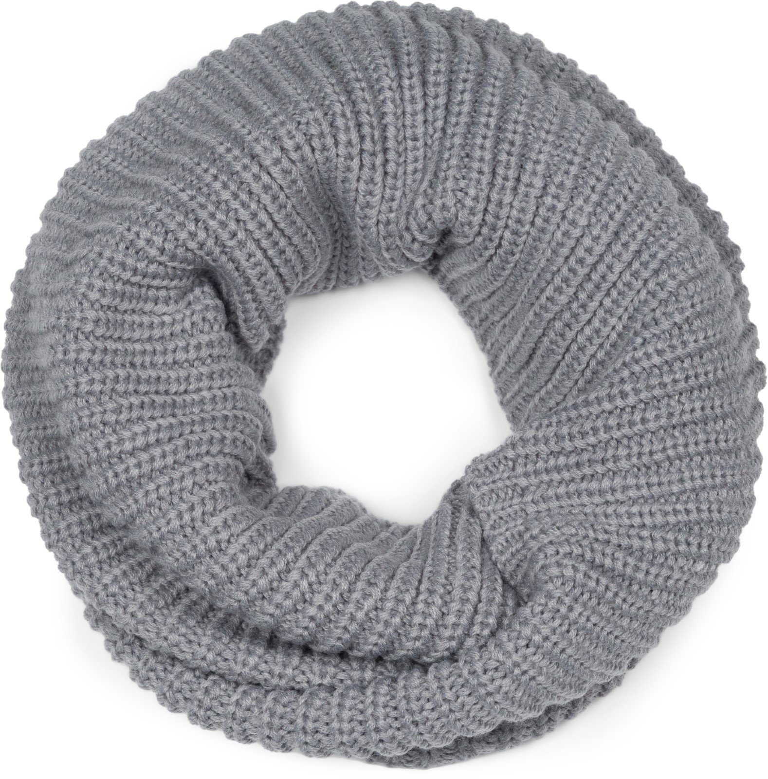 styleBREAKER Strickschal Unifarbener Feinstrick Loop, (1-St) günstig online kaufen