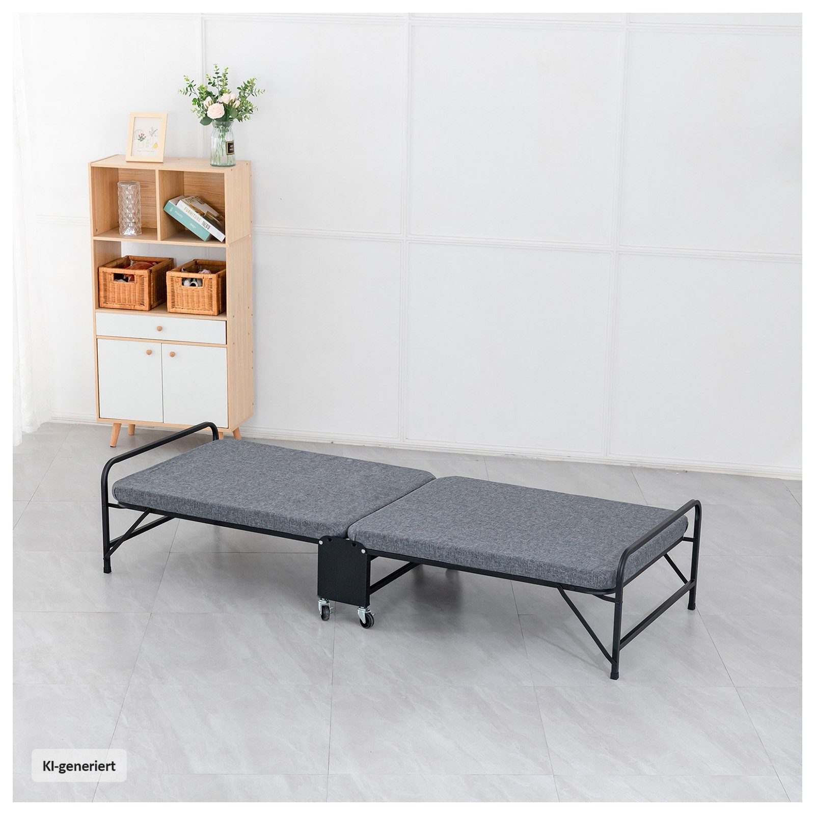 HTI-Living Gästebett 70 x 190 klappbares Einzelbett (Stück, 1-St., 1 Gästebett) Klappbett Feldbett Karpfenliege
