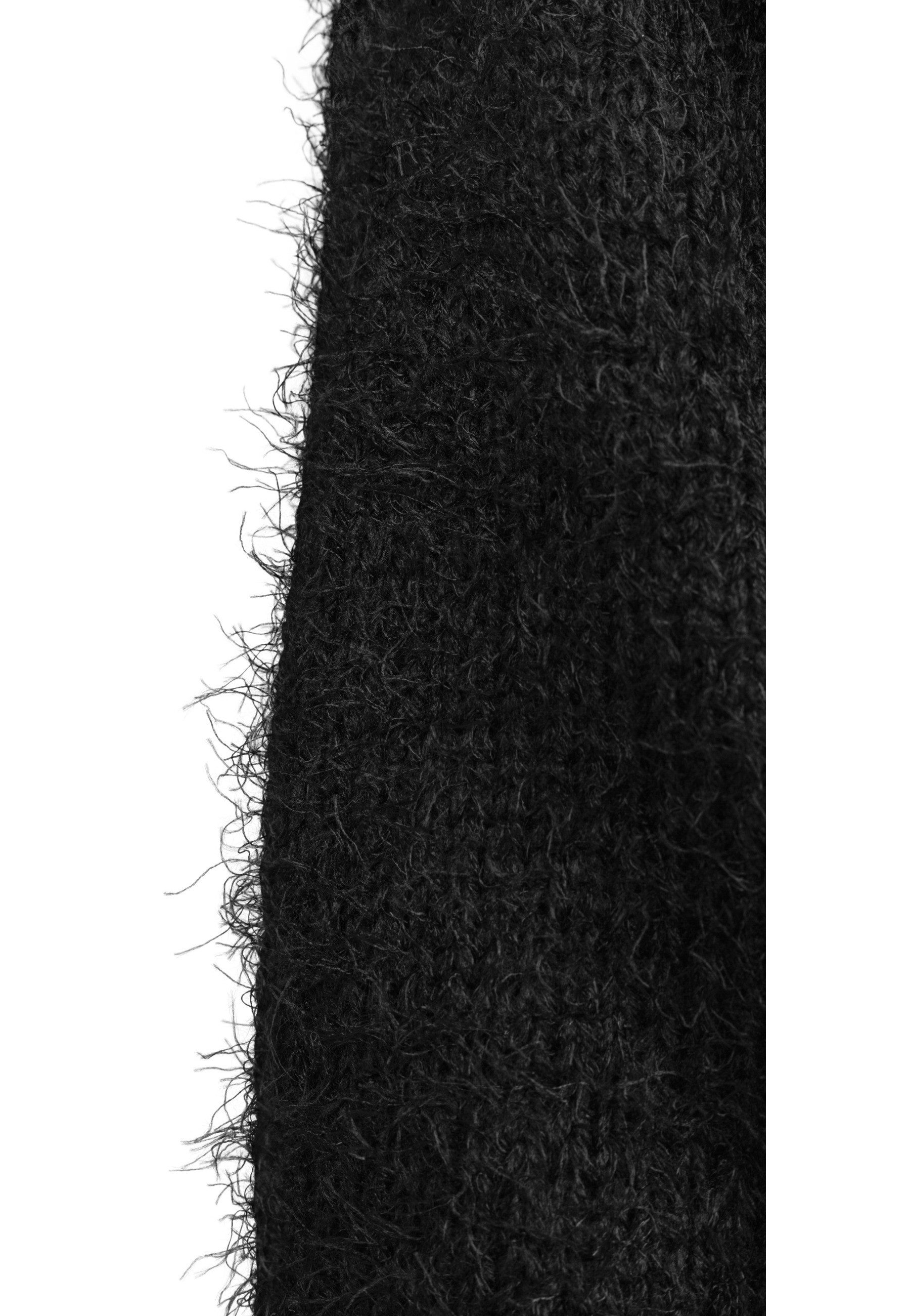 URBAN CLASSICS Strickjacke Urban Classics Damen Ladies Hooded Feather Cardigan (1-tlg)