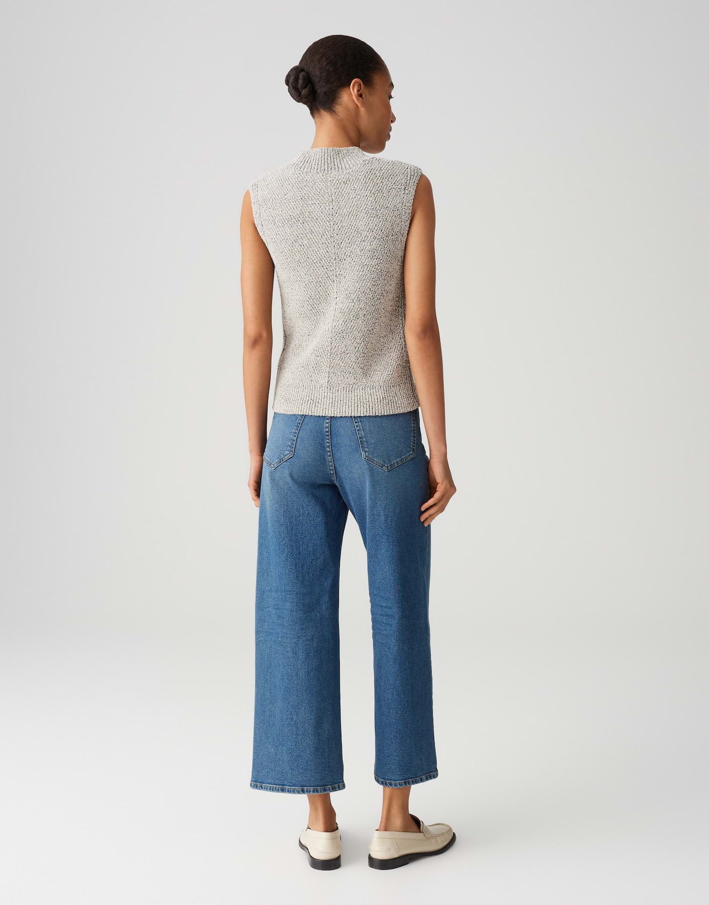 OPUS Strickpullover POHILO aus nachhaltigem Cotton Mix