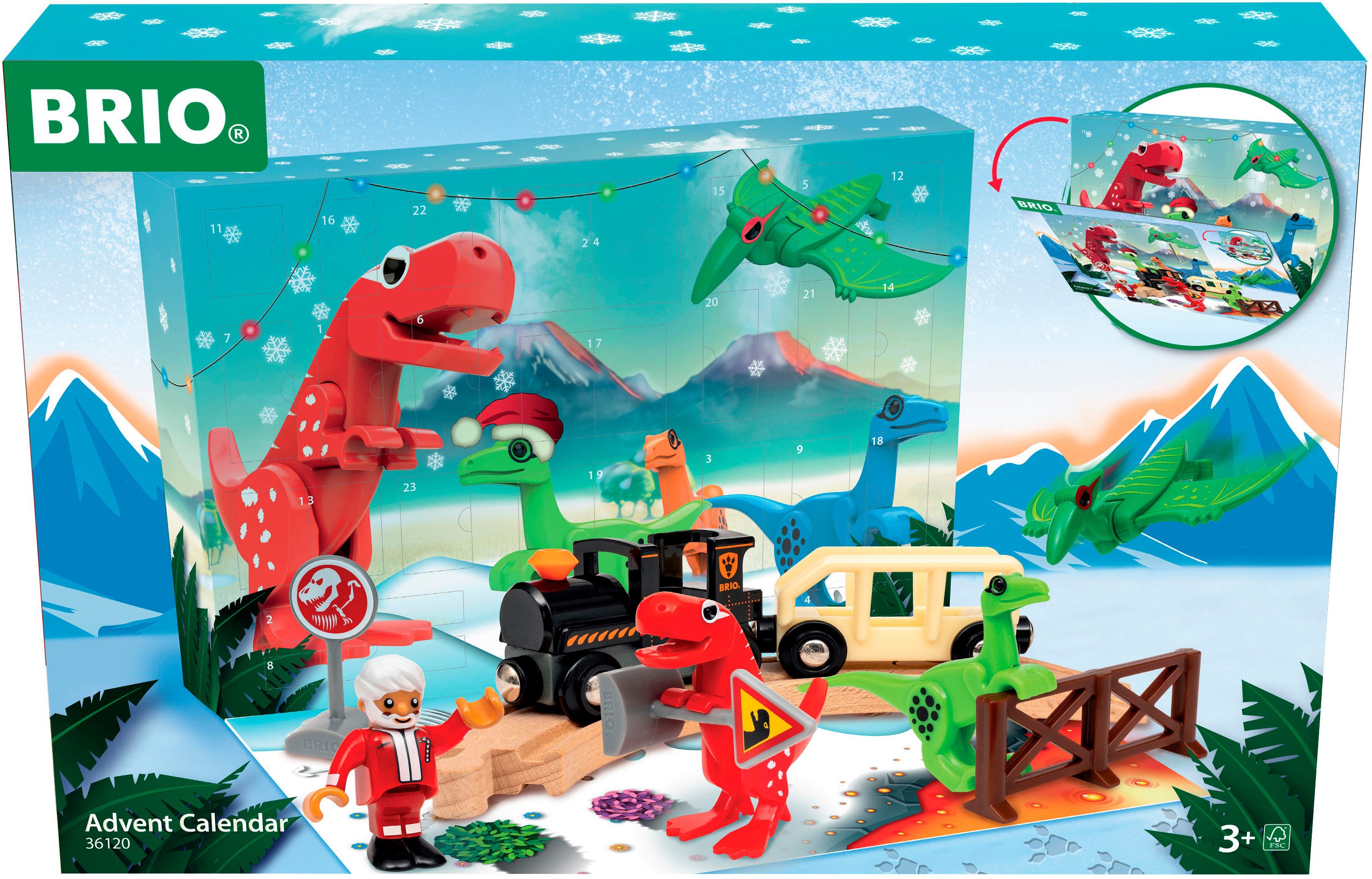 BRIO® Spielzeug-Adventskalender BRIO World, Made in Europe, FSC® - schützt günstig online kaufen