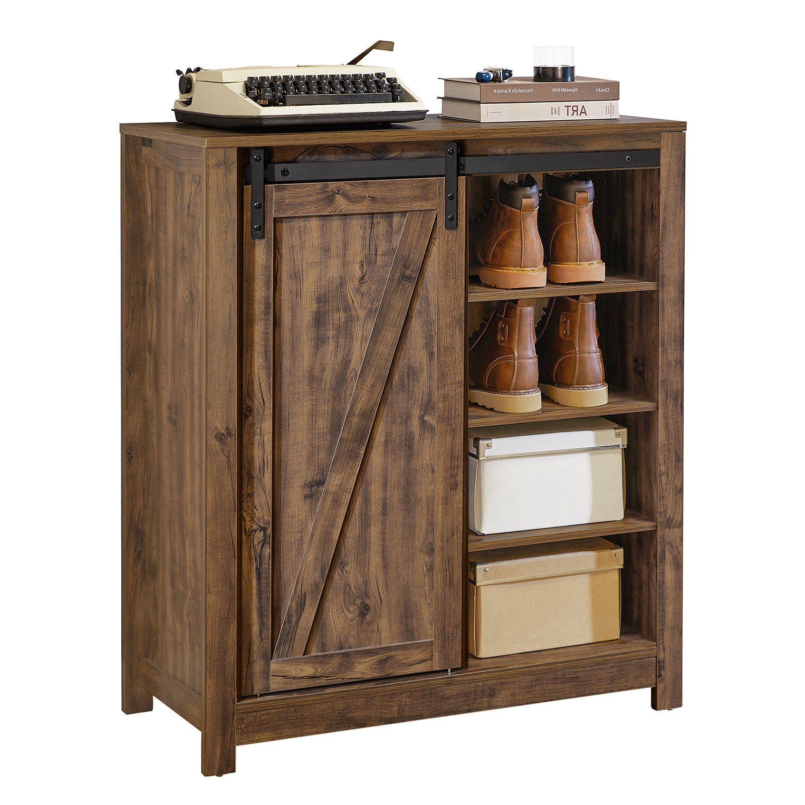 SoBuy Sideboard Kommode Schuhschrank Küchenschrank Flurschrank FSB59-N günstig online kaufen