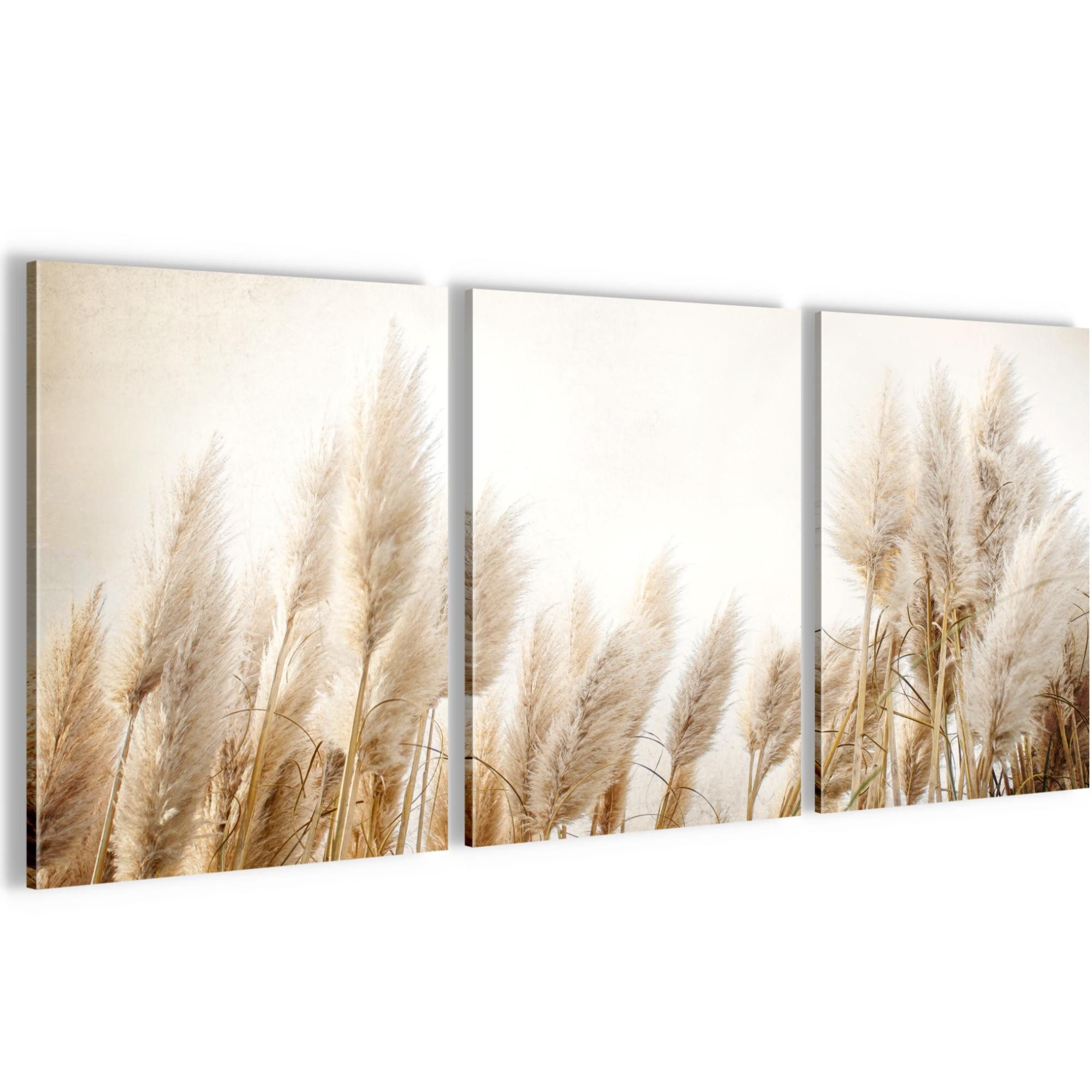 Runa Art Wandbild Boho Style Deko Bild Wohnzimmer Schlafzimmer Kunstdruck Beige