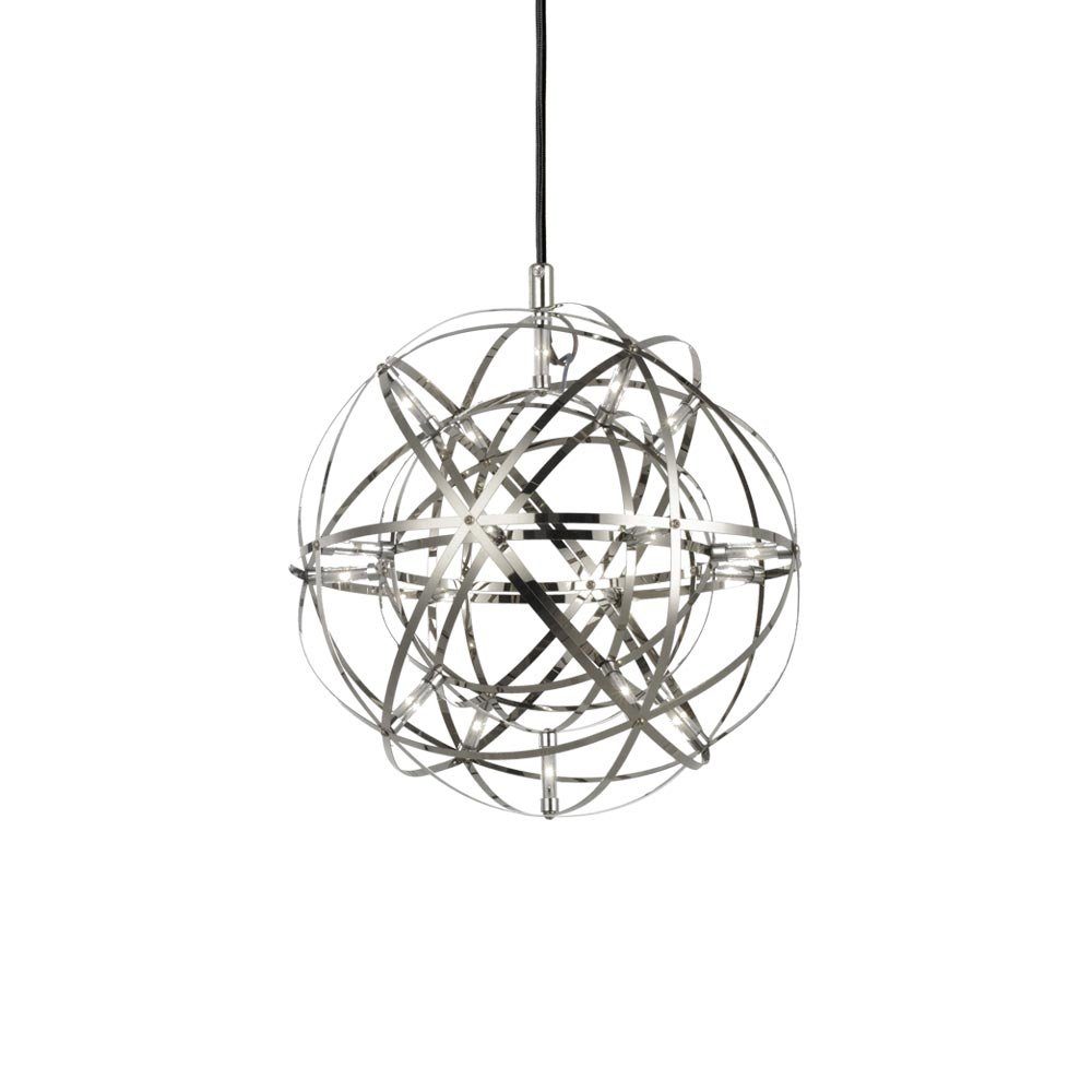 s.luce Pendelleuchte LED Hängeleuchte Atom Dimmbar 30 Metallkugel Gold, Warmweiß