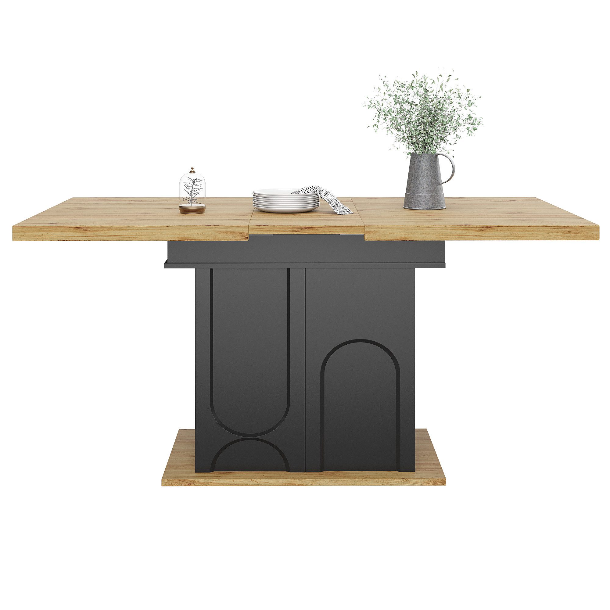 MODFU Esstisch Multifunktionaler Ausziehtisch (Klappbarer Esstisch für 4-6 günstig online kaufen