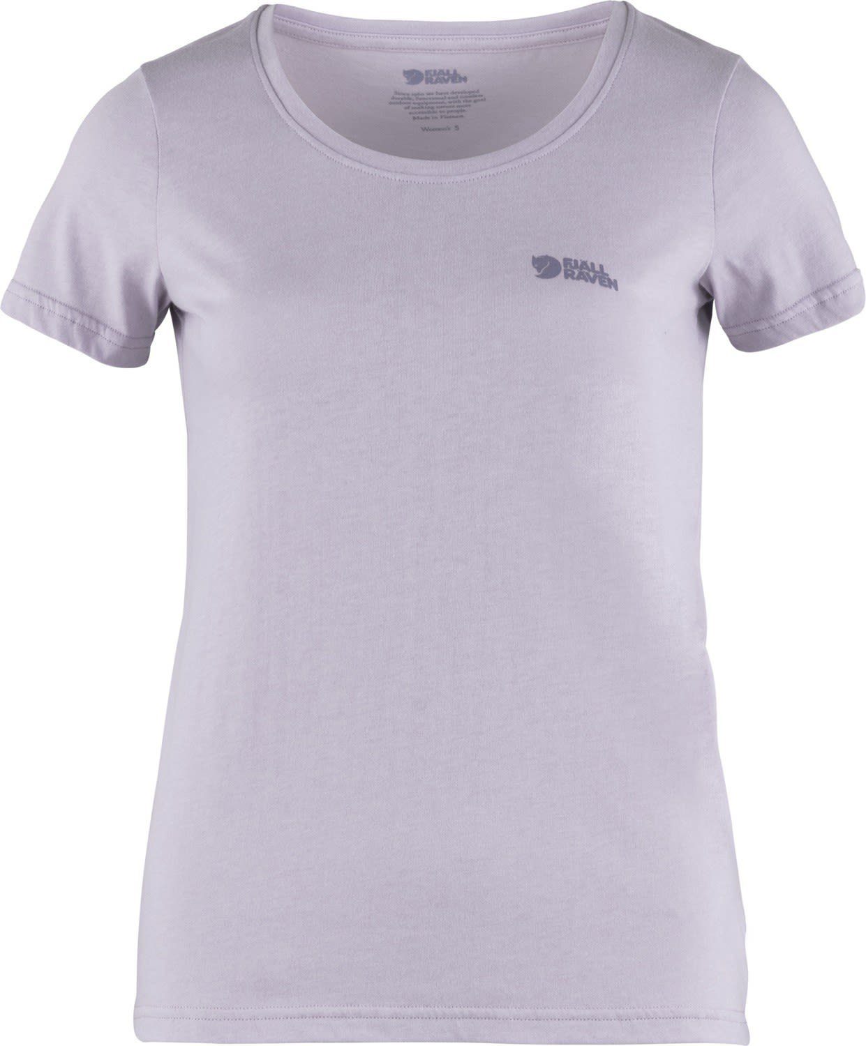 Fjällräven T-Shirt Fjällräven W Logo T-shirt Damen Kurzarm-Shirt Pastel Lavender