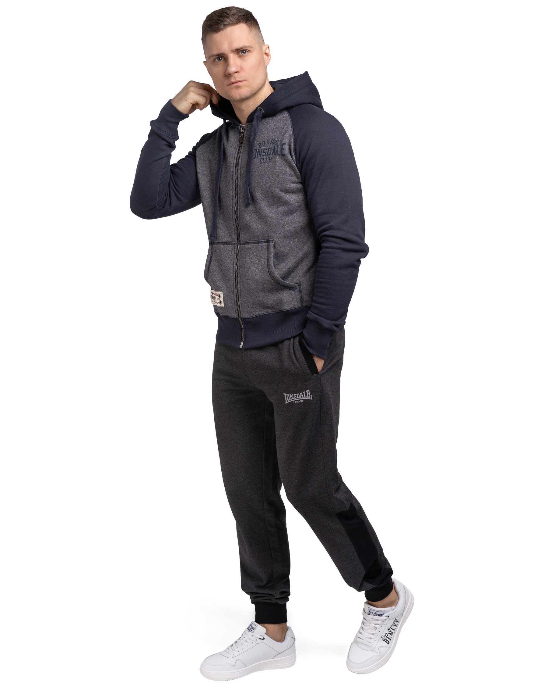 Lonsdale Kapuzensweatjacke Slough (Packung, 1er-Pack) mti Kapuze