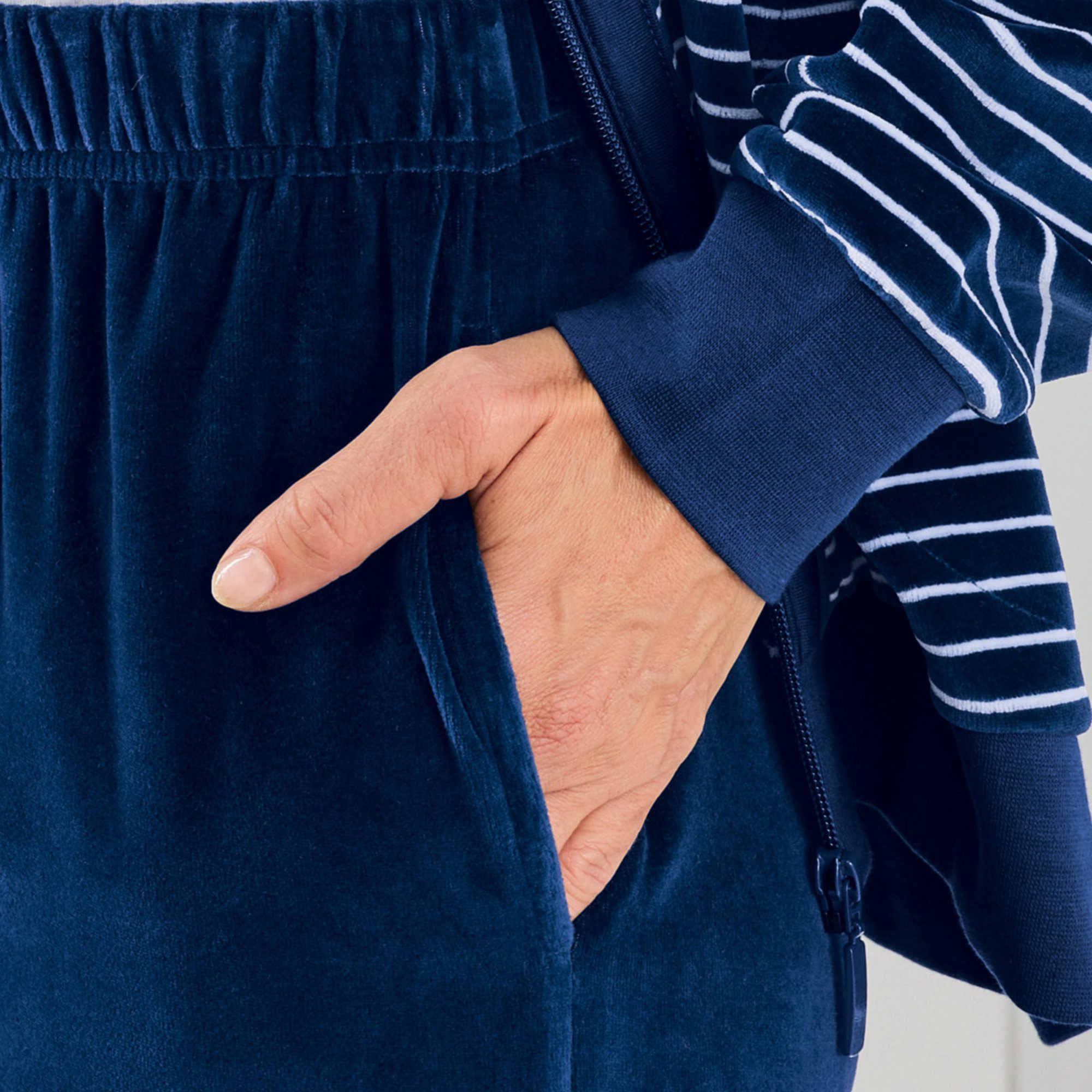 Erwin Müller Freizeitanzug Damen-Freizeitanzug, Streifen