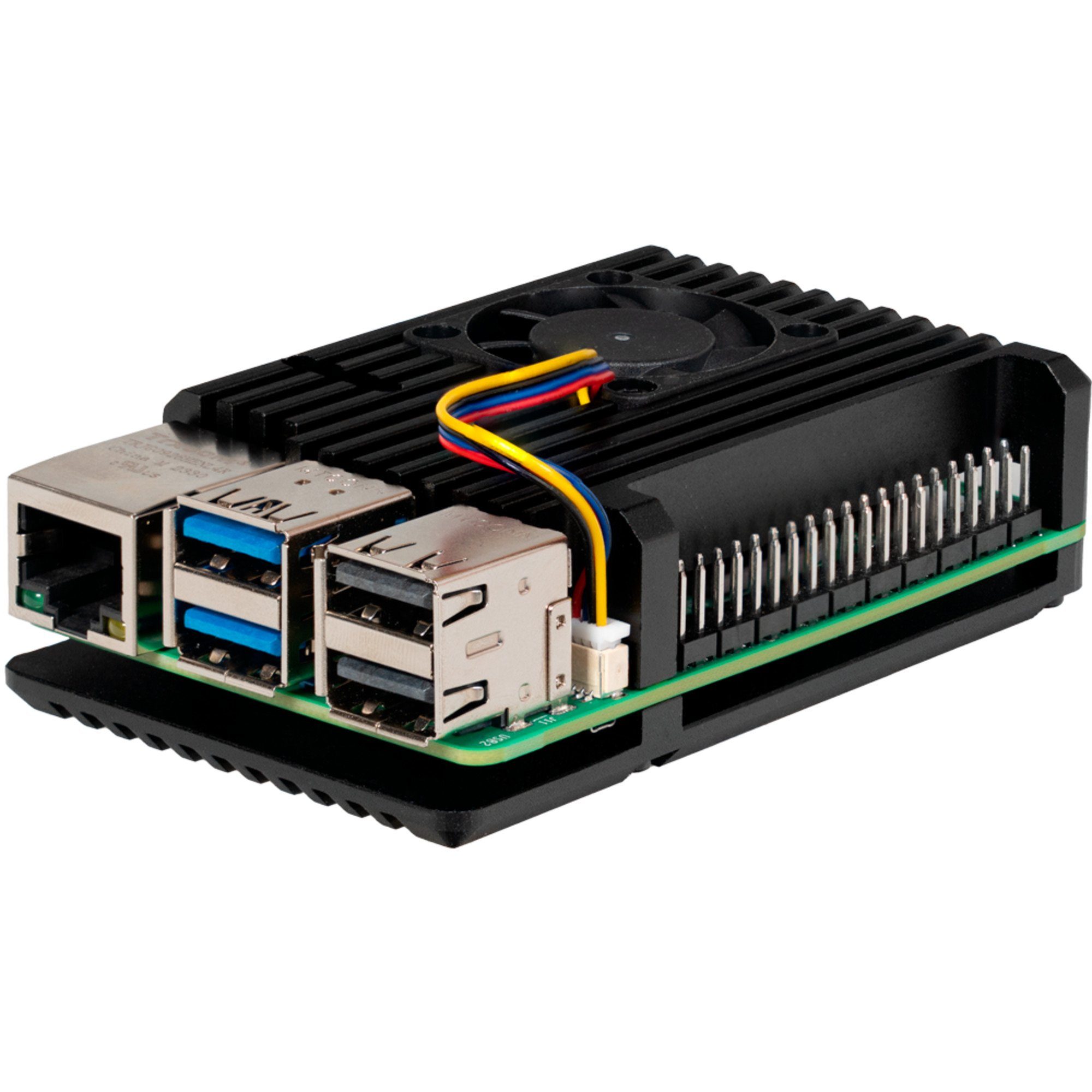 PC-Gehäuse Joy-IT Aluminiumgehäuse für Raspberry Pi 5