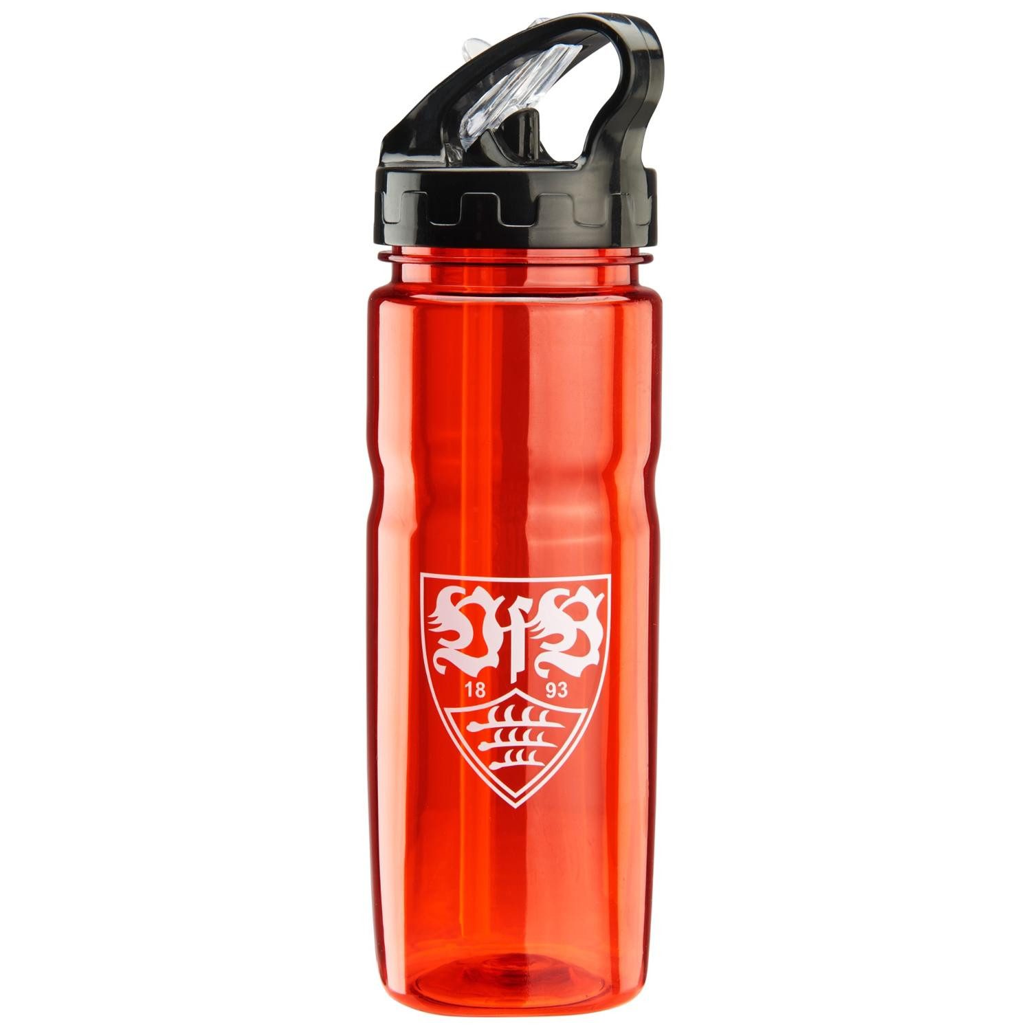 VfB Stuttgart Trinkflasche VfB Stuttgart Trinkflasche Kunststoff rot 0,5 Liter