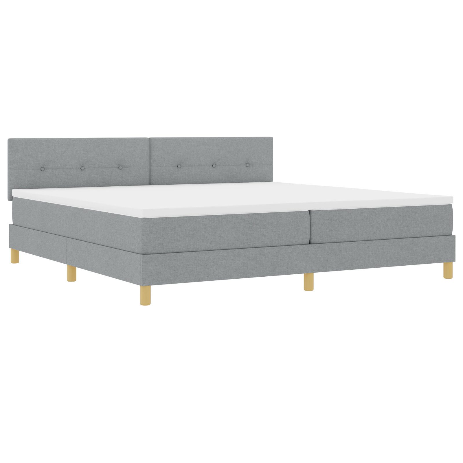 vidaXL Bett LED Boxspringbett mit Matratze günstig online kaufen