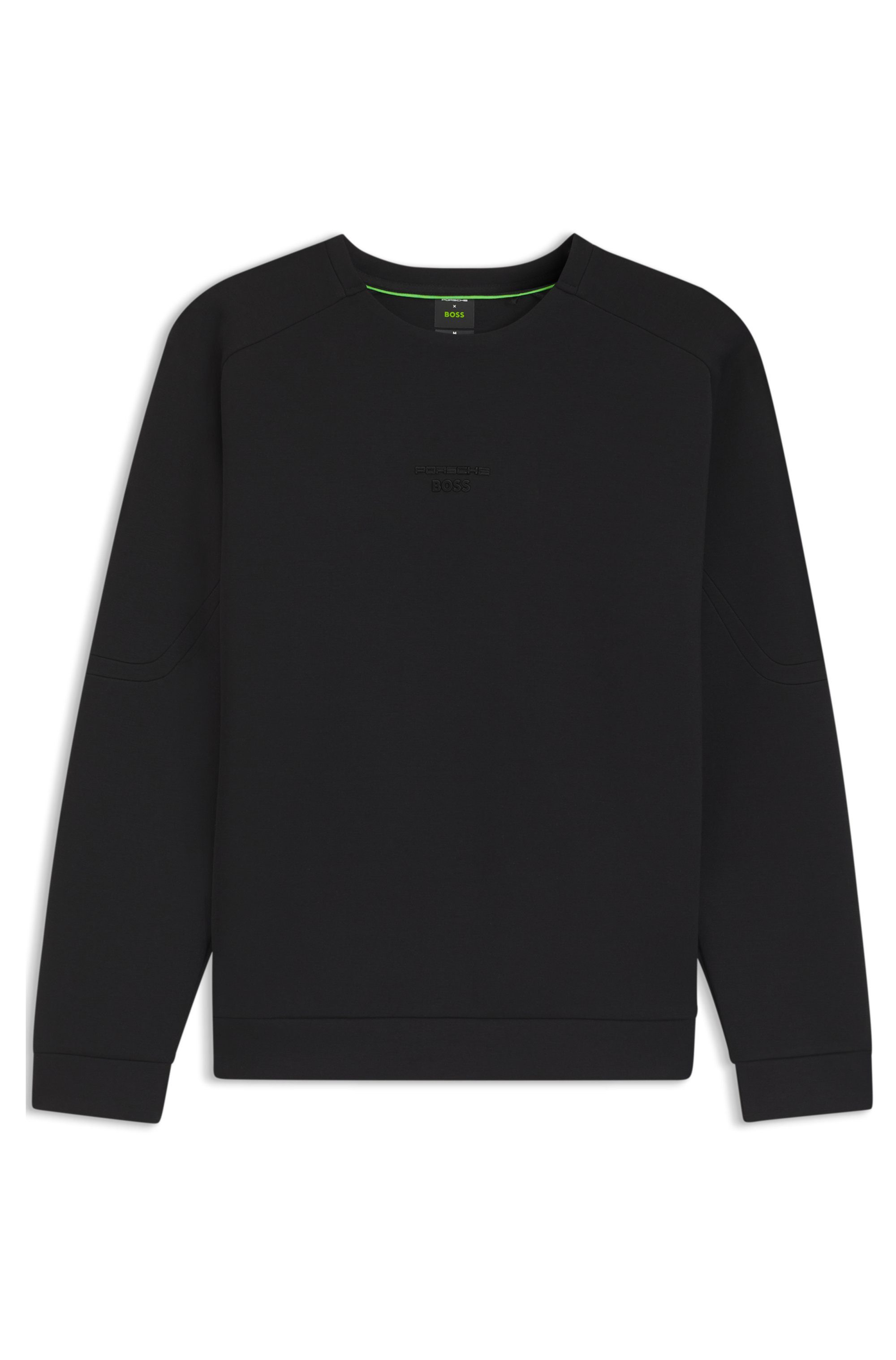 BOSS GREEN Sweatshirt Porsche Spirit 70 Capsule Collection Premium Herrenmode Innovative Geruchskontroll-Technologie HEIQ MINT – Bild 5 von 5