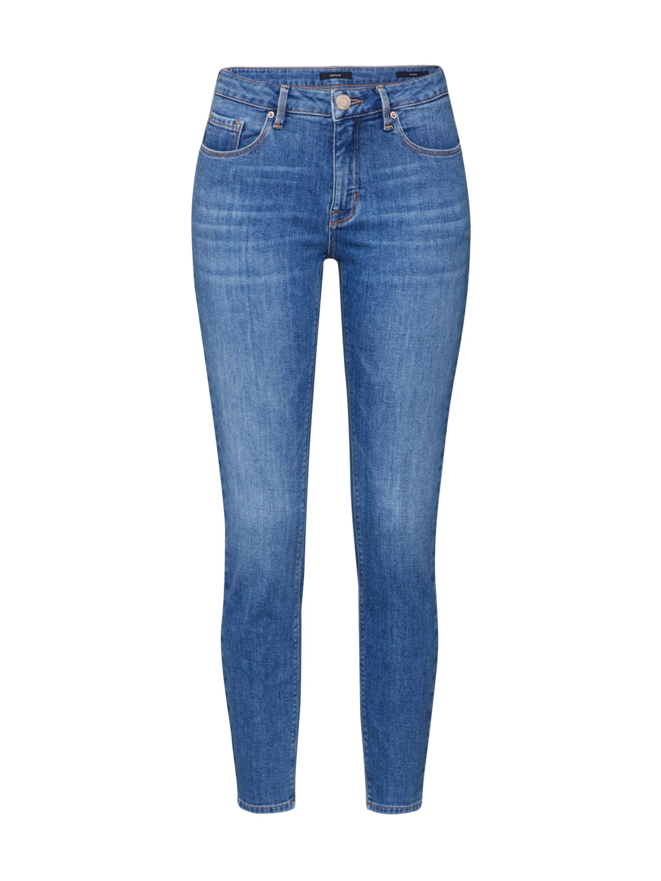 OPUS Skinny-fit-Jeans Elma mid blue günstig online kaufen