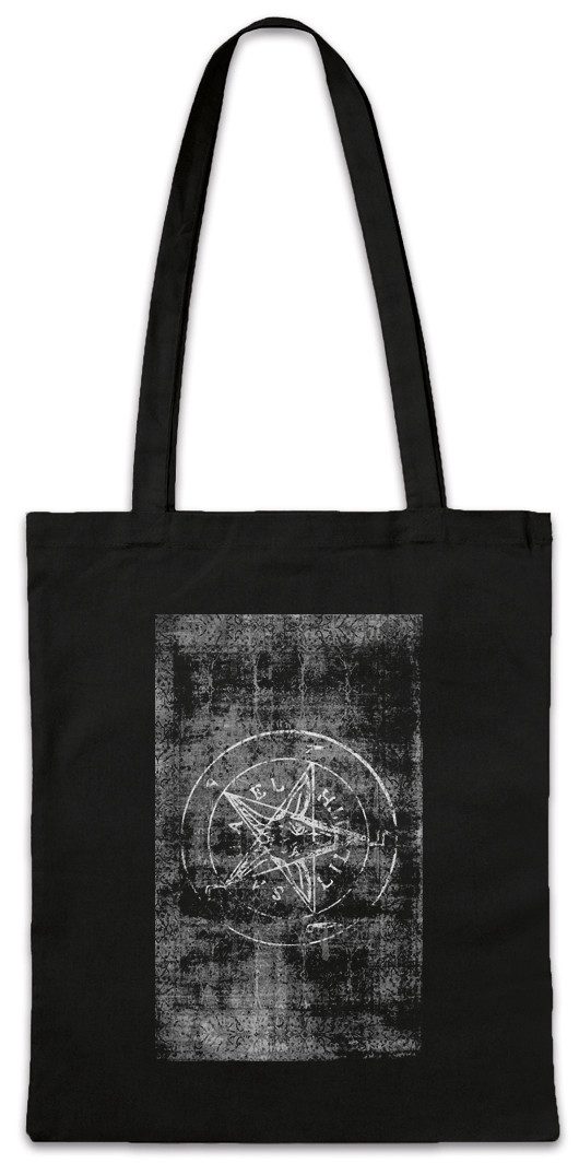Beuteltasche Tarot The Symbol of Baphomet Stofftasche Karte Karten Card Deck The
