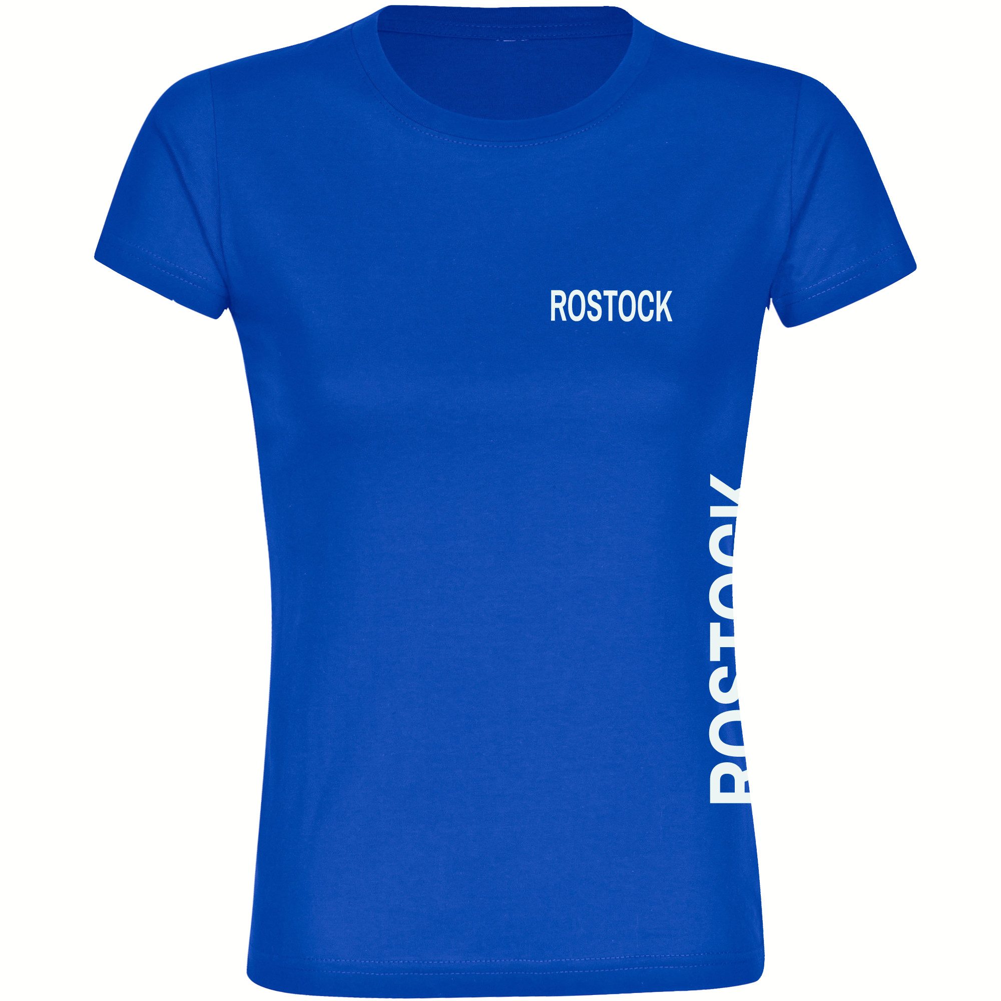 T-Shirt Damen Rostock - Brust & Seite - Frauen