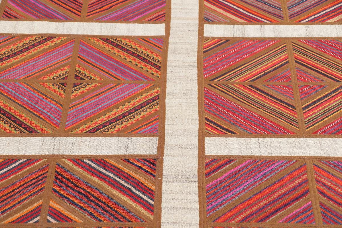 Orientteppich Patchwork rechteckig, Handgewebter Nain 151x199 Höhe: Kelim mm Orientteppich 4 Perserteppich, Trading, /