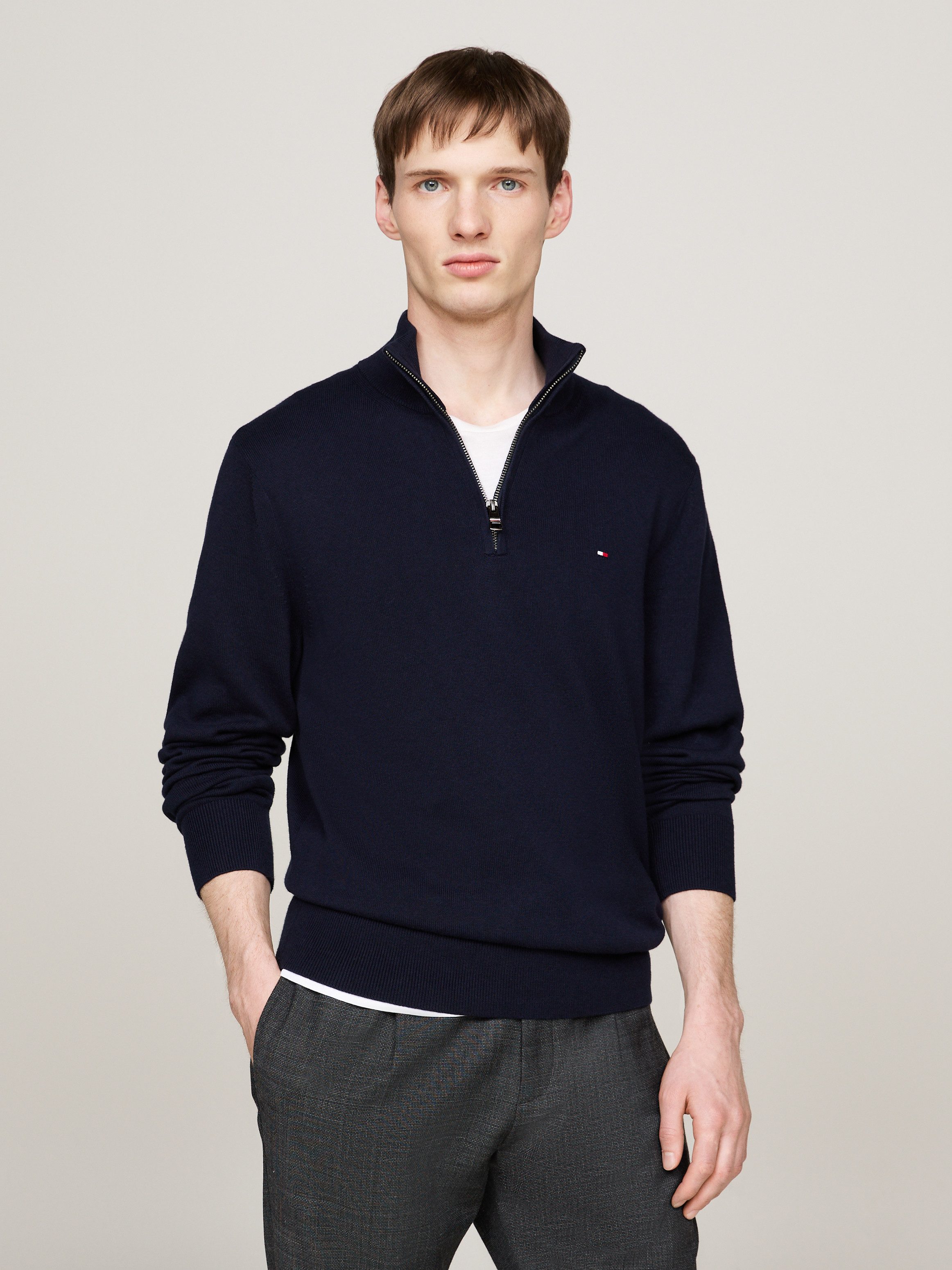 Tommy Hilfiger Troyer PIMA ORG CTN günstig online kaufen