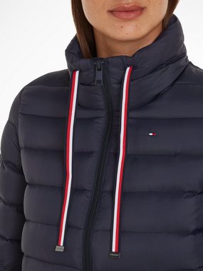 Tommy Hilfiger Kurzjacke PACKABLE LW DOWN GS JACKET mit gestreiftem Kordelzug