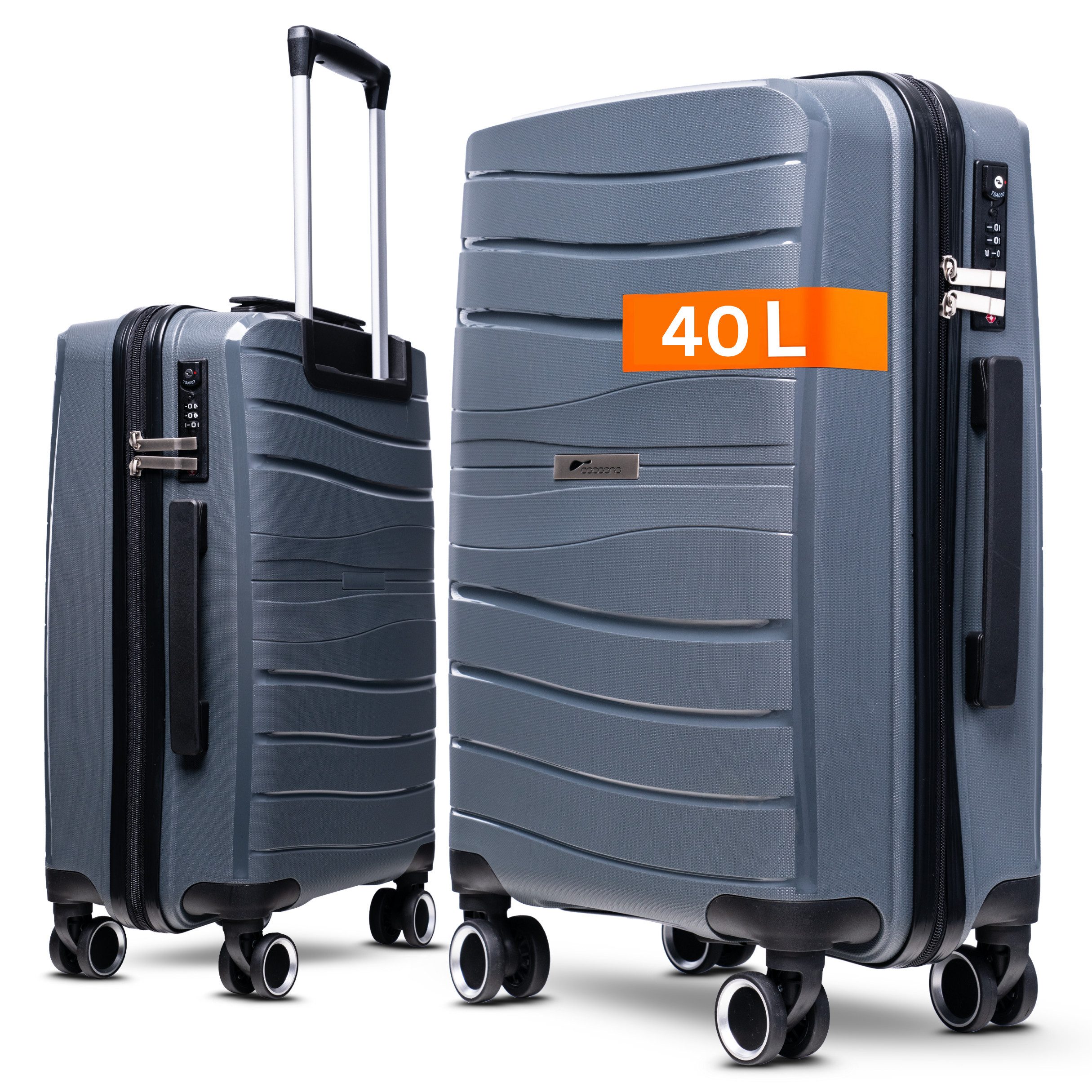 cocoono Hartschalen-Trolley LEON Hartschalenkoffer Trolley M/L/XL/3er Set, günstig online kaufen