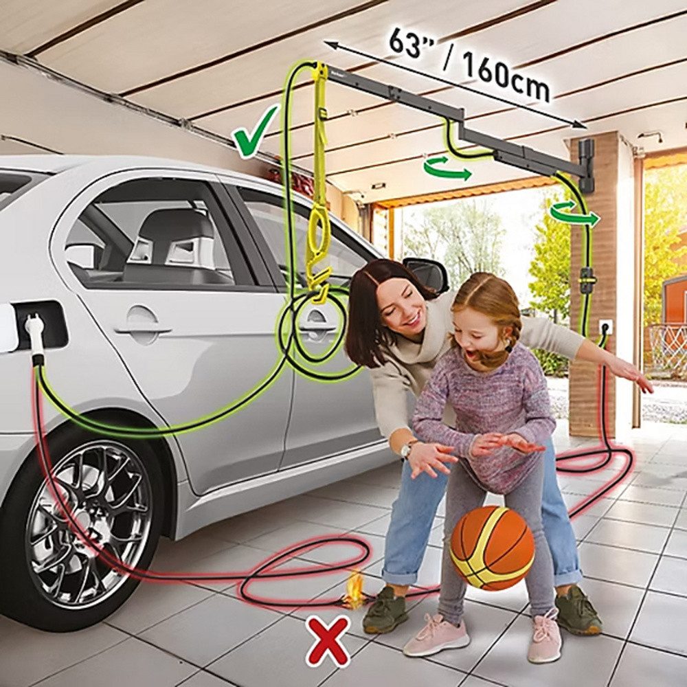 Barkan Barkan EV160WM2 Ladekabel Wandhalterung arm Elektroauto-Ladegerät
