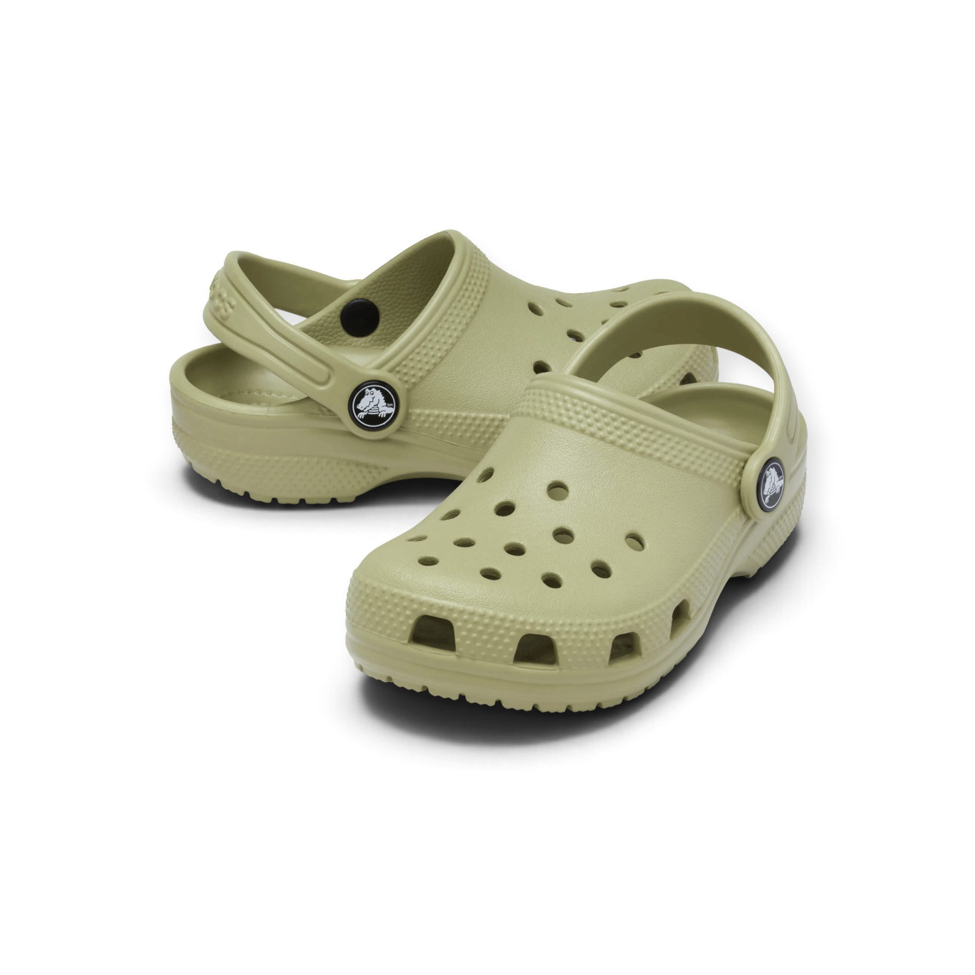 Crocs Sandale Classic Clog K olivgrün Kinder Badeschuh
