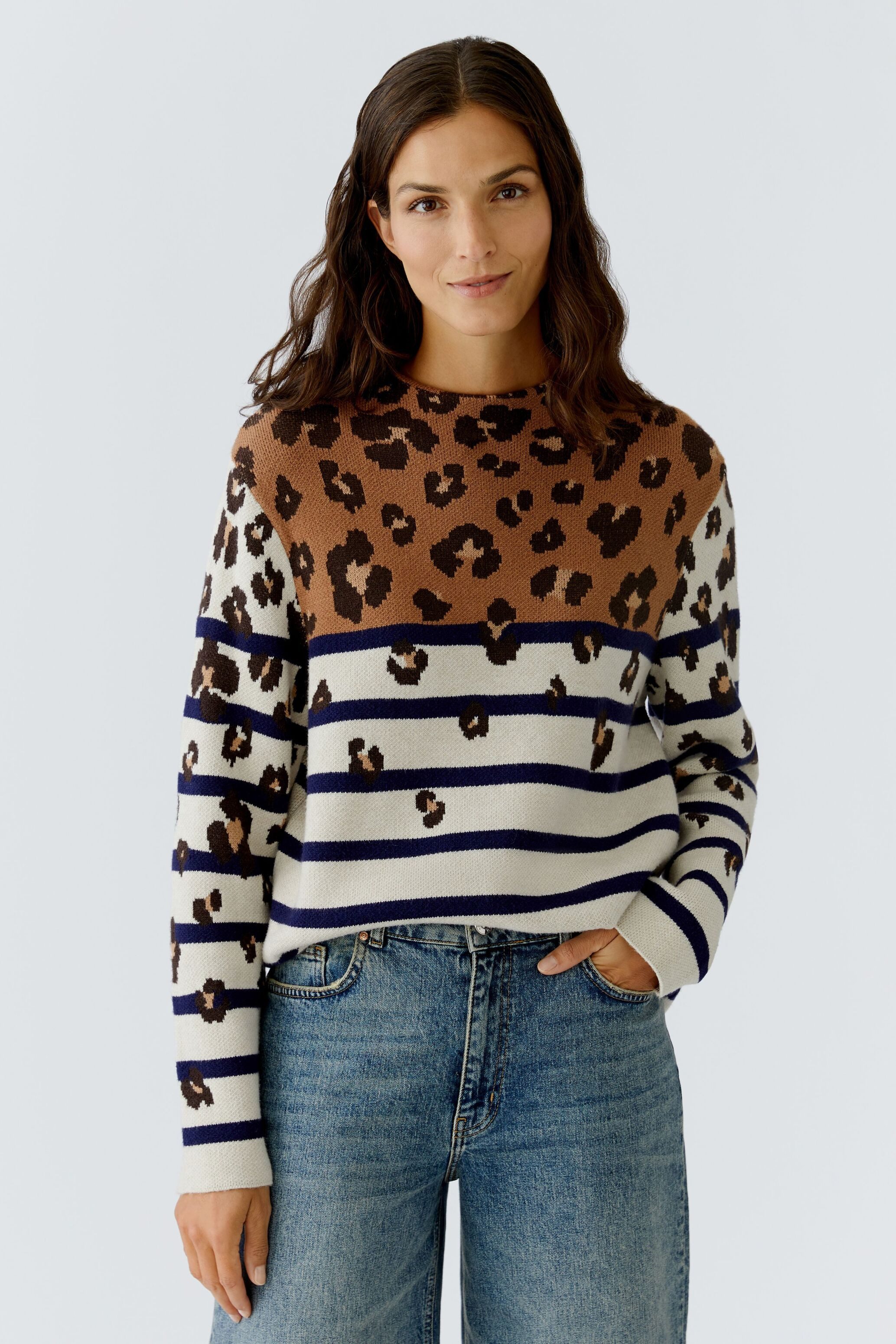 Oui Rundhalspullover Pullover günstig online kaufen