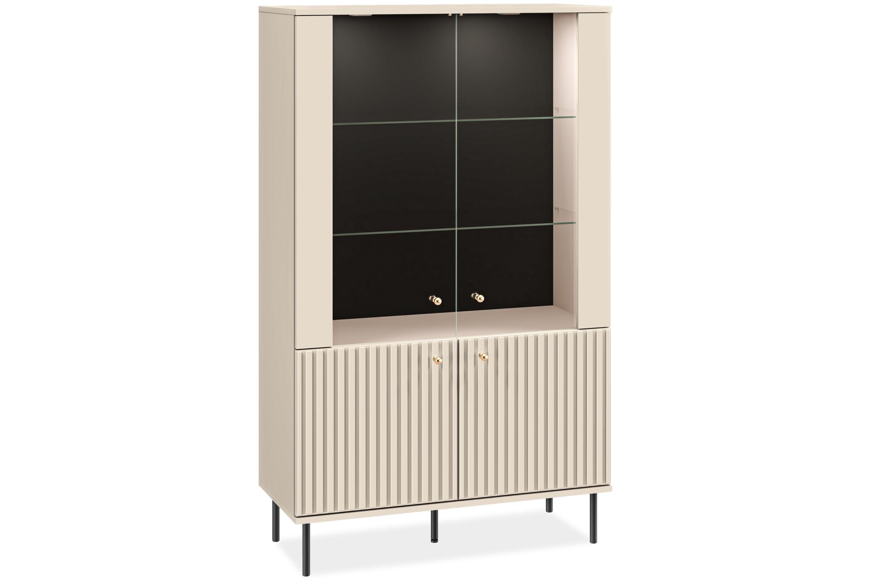 KONSIMO® Glasvitrine DROMA Vitrine hergestellt in günstig online kaufen