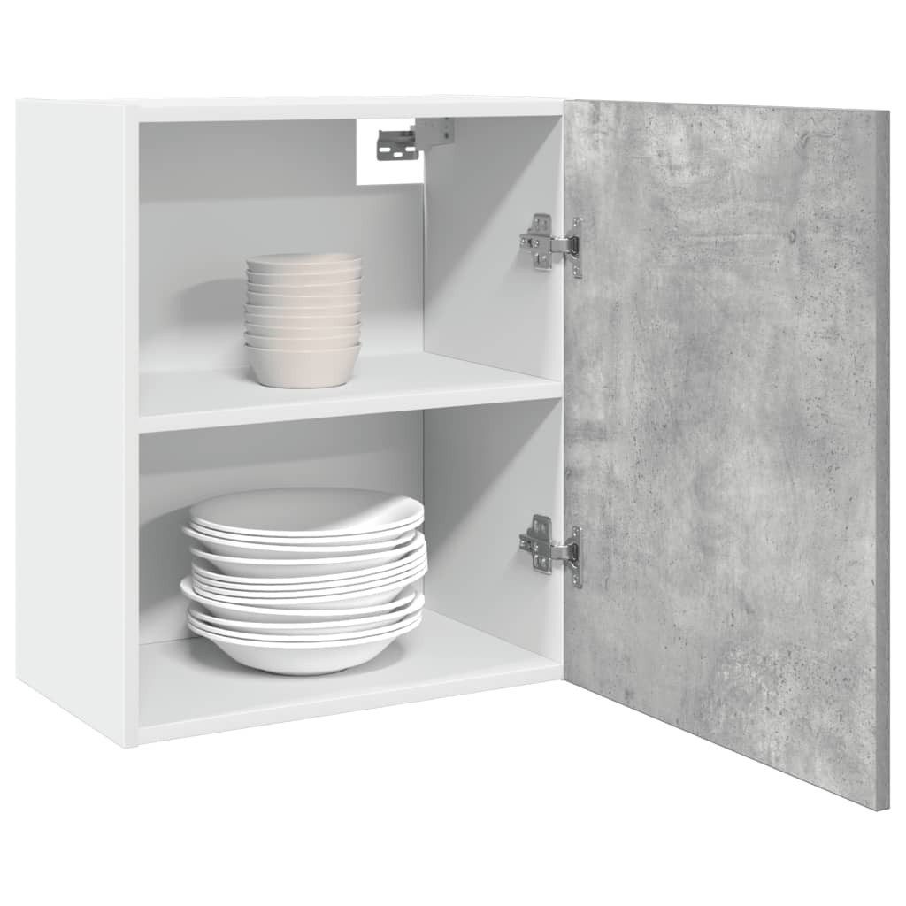 vidaXL Hängeschrank Hängeschrank Küchenschrank Betongrau 50x31x60 cm Holzwerkstoff