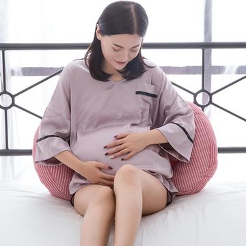 Dinkelkörnerkissen Schwangerschafts-Kissen Einstellbar Seitenschläfer Mutterschaftskissen, Houhence, 1-tlg, Jubilaumsedition, entlastet Kopf-, Nacken- und Schulterbereich