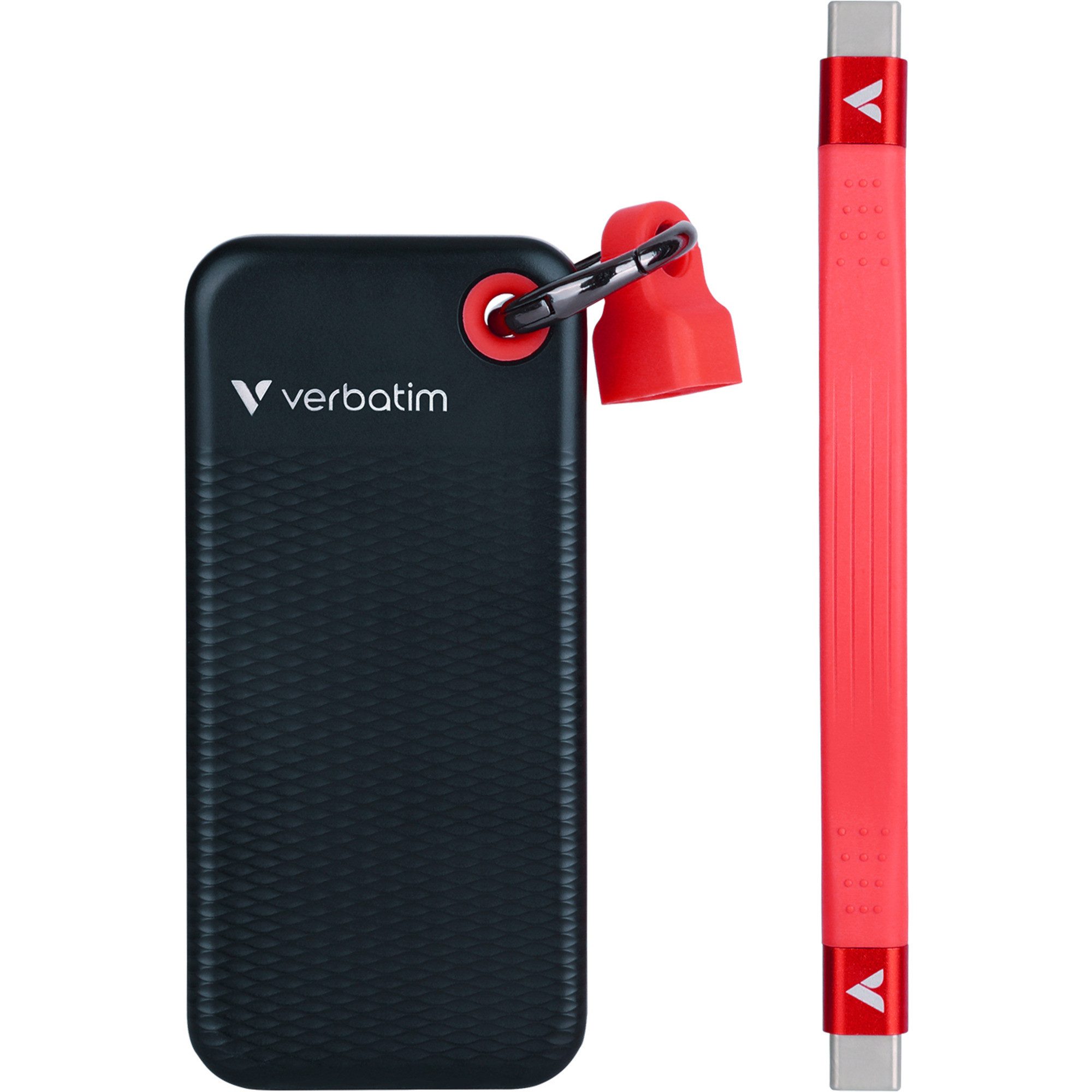 Verbatim Verbatim Pocket SSD 1 TB, (USB-C 3.2 Gen 2 (10 externe HDD-Festplatte (1 TB) 2.5"