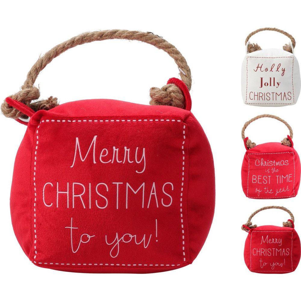 Progarden Weihnachtsfigur Türstopper - mit Christmas Schriftzug - ca. 13 x günstig online kaufen