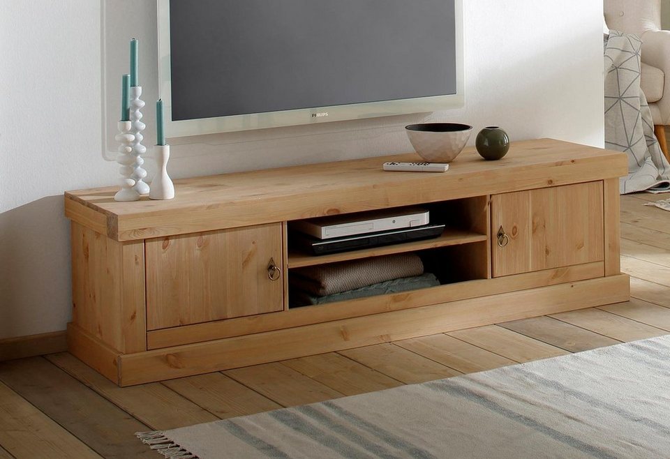 Home affaire Lowboard »Gizella« aus massiver Kiefer in 3 verschiedenen