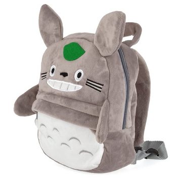 GalaxyCat Daypack Kinder Rucksack für kleine Totoro Fans aus weichem Plüsch, Kinder Rucksack in Totoro Form