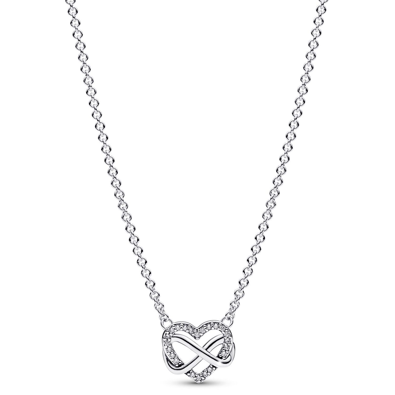 Pandora Collier Silberkette für Funkelndes Unendlichkeits- günstig online kaufen