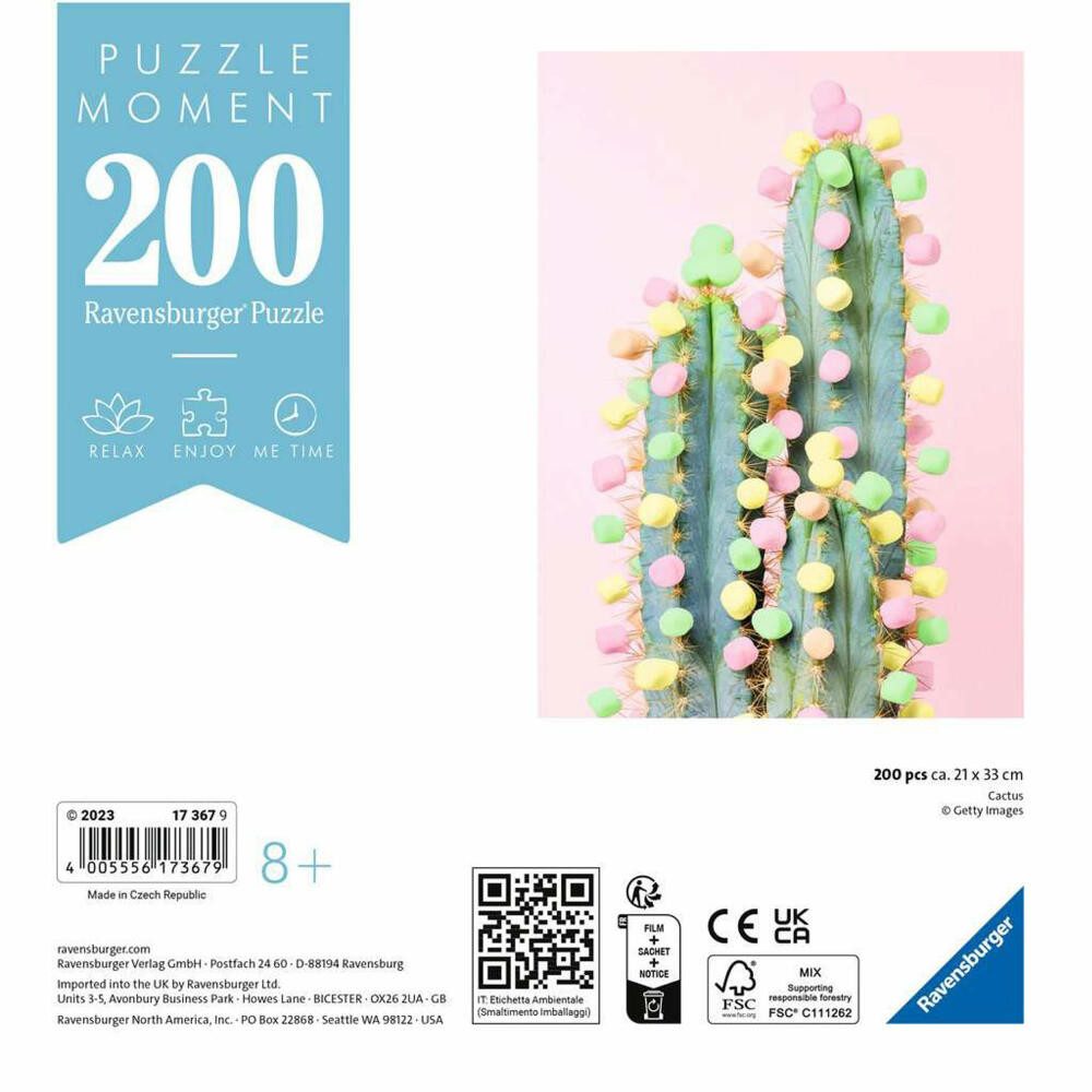 Ravensburger Puzzle Moment Kaktus 200 Teile, 200 Puzzleteile