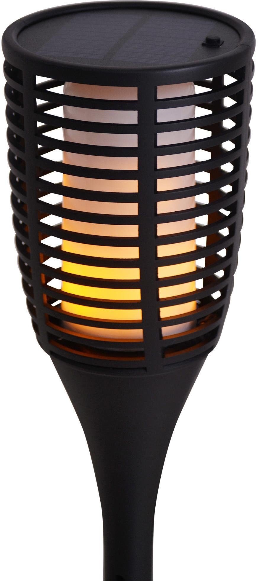 näve LED Gartenleuchte »FACKEL«, 1-flammig, Flammeneffekt - näve