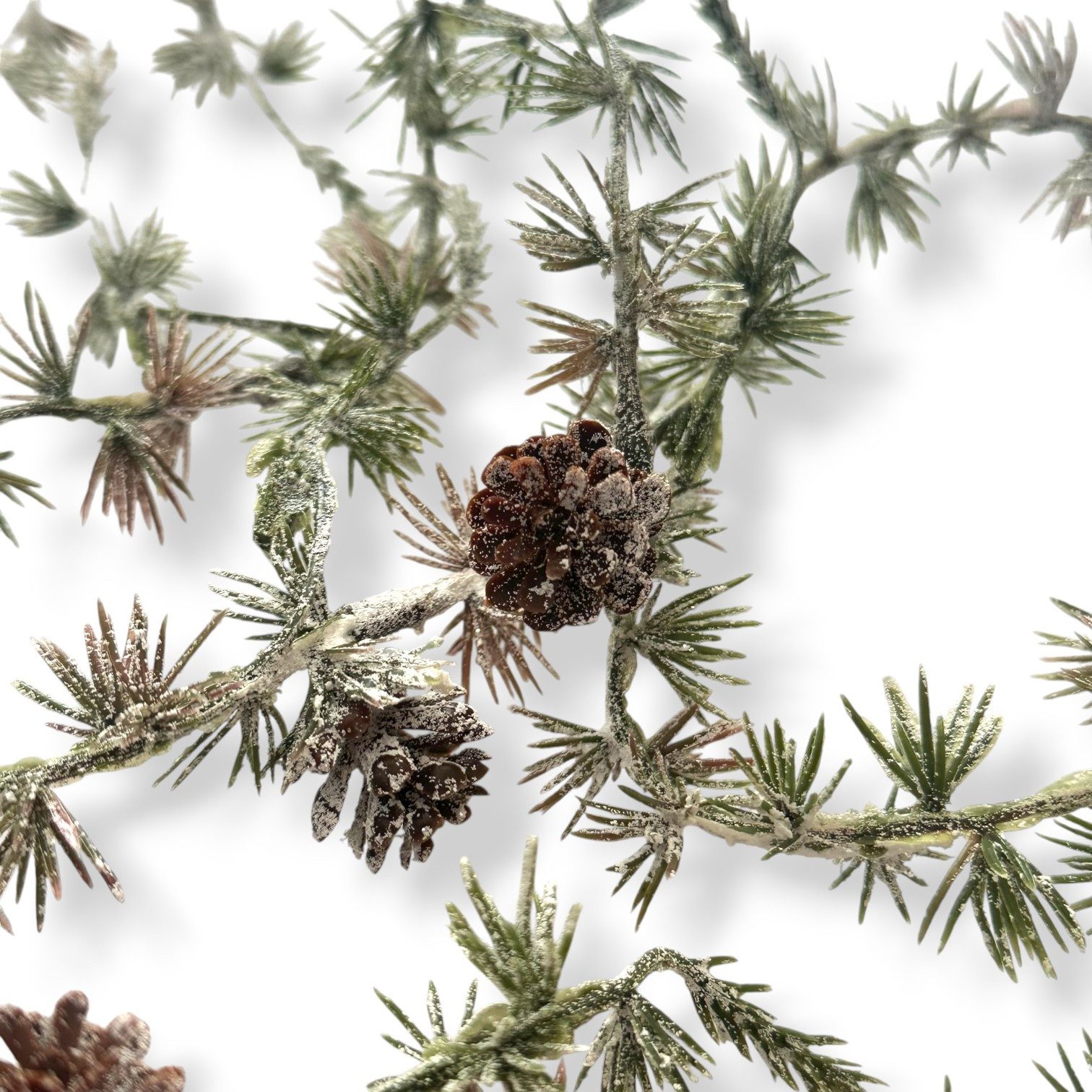 Kunstgirlande 3x Künstliche Lärchengirlande MINI 180cm Kunstgirlande mit Sc günstig online kaufen