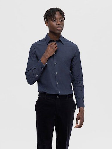 SELECTED HOMME Langarmhemd SLHSLIMSOHO-DETAIL SHIRT LS günstig online kaufen