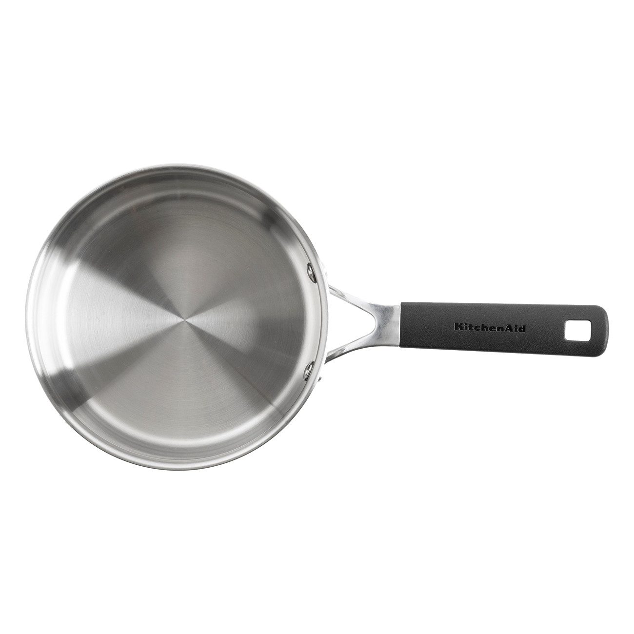 KitchenAid Kochtopf Classic Stainless Steel (CC004002-001), Kunststoff, Antihaft, alle Herdarten, spülmaschinengeeignet, ofenfest, Ø 14 cm