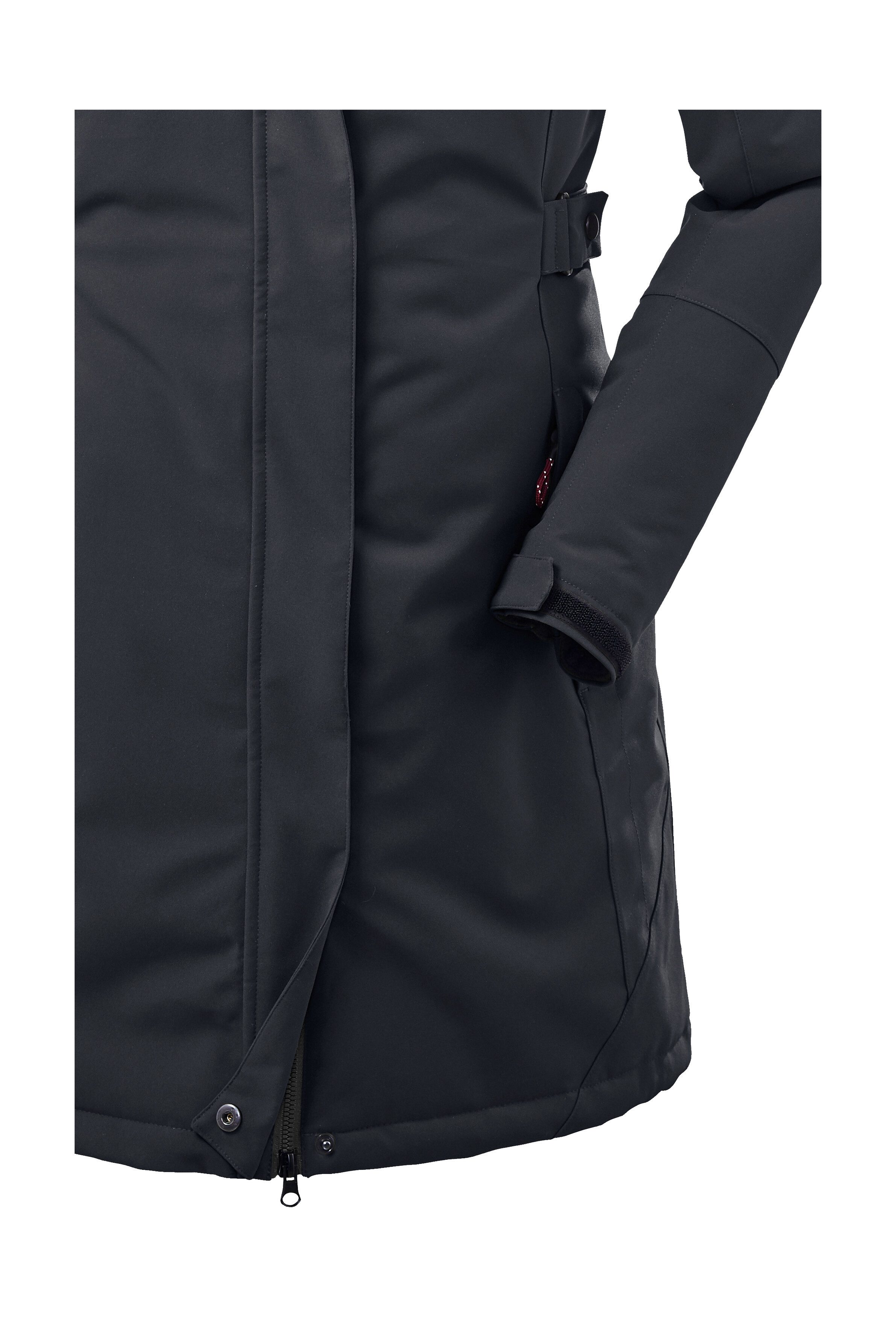 Killtec Parka KOW 165 WMN PRK Wasser- und winddichter Parka mit Teddyfleece und abnehmbarer Kapuze