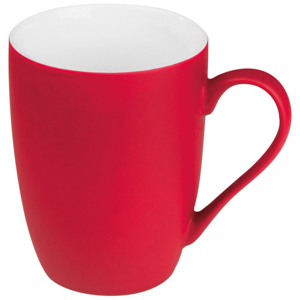 Macma Tasse Porzellantasse / Kaffeetasse / Fassungsvermögen: 300 ml / Farbe: rot
