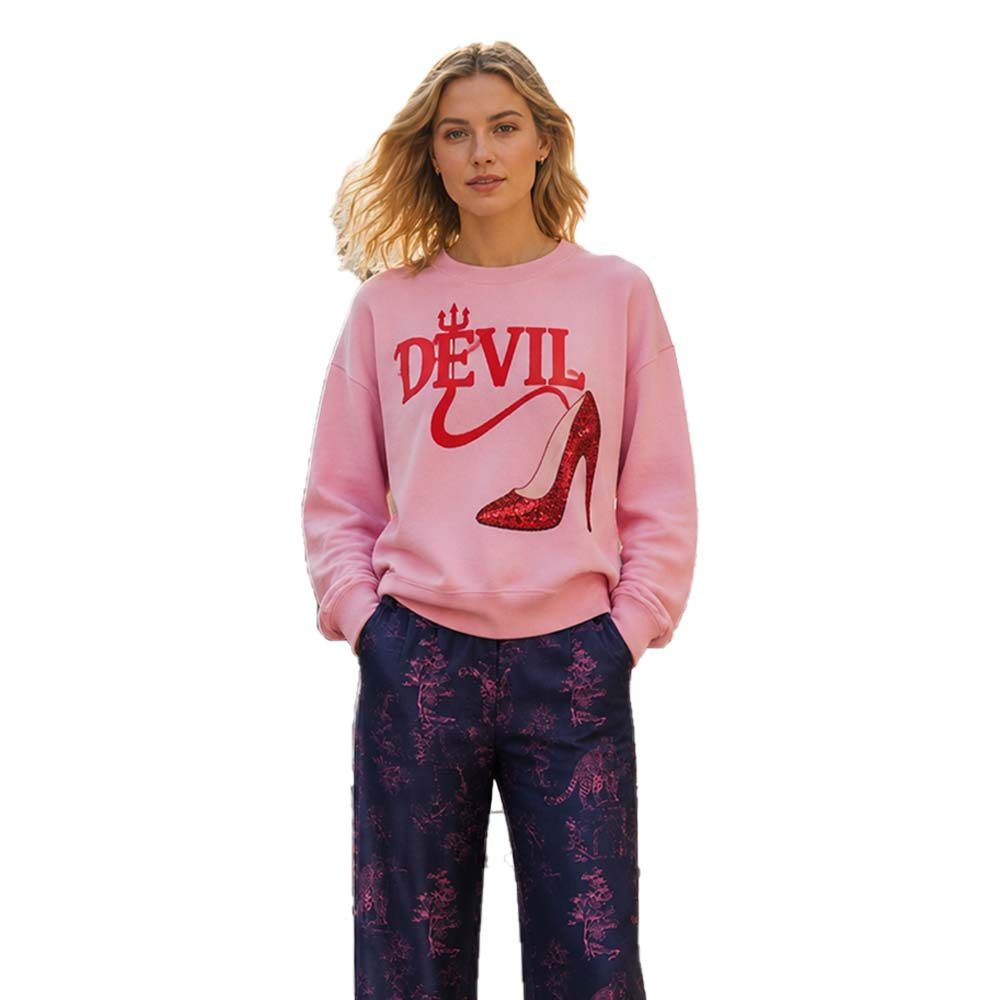 Miss Goodlife Sweatshirt Miss Goodlife Damen Sweatshirt „DEVIL“ MG15765 MG15767 High Heel