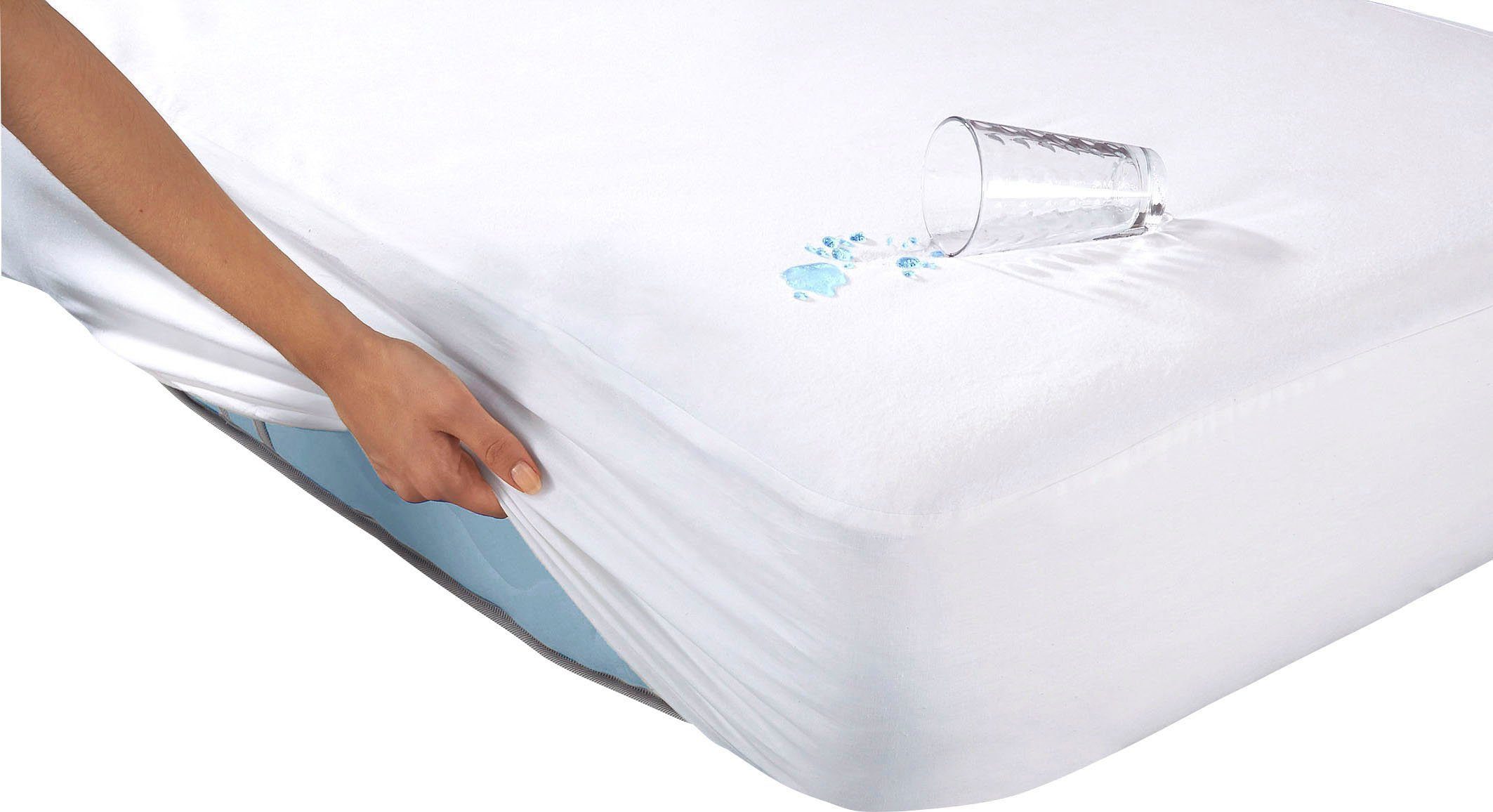 Matratzenauflage Auflage in 90x200, 140x200 cm und weitere Größen, atmungsaktiv SETEX, rückseitiger Nässesperre, Allergiker geeignet (Hausstauballergiker)